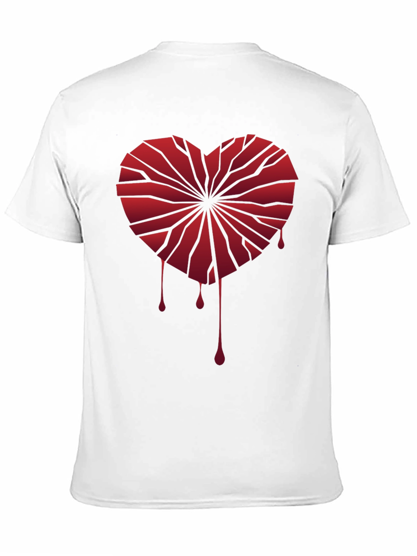 Broken Heart Graphic Tee - Edgy Style
