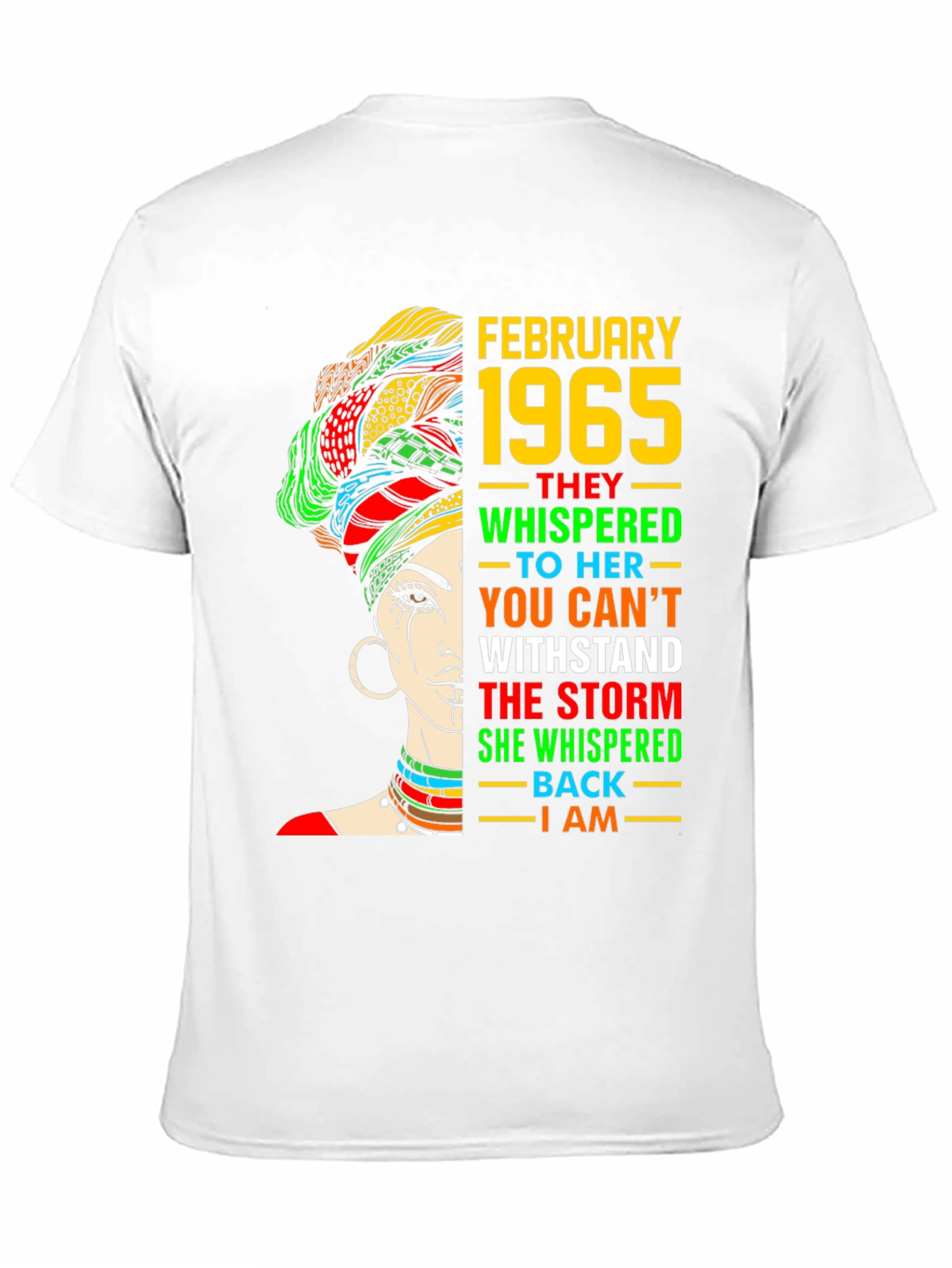February 1965 Black Woman Graphic Tee