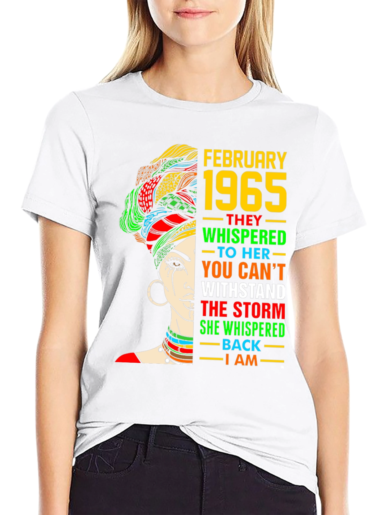 February 1965 Black Woman Graphic Tee