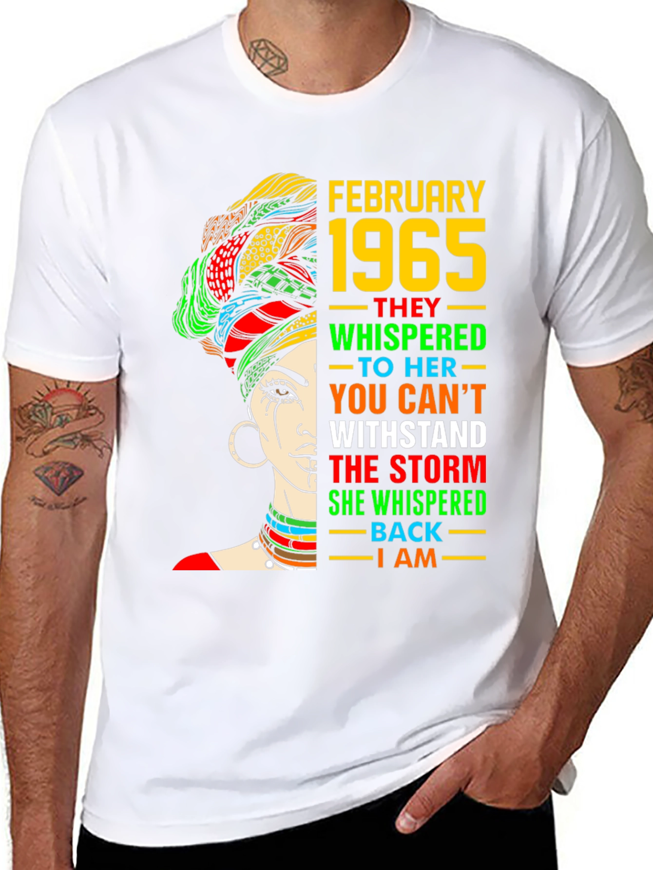 February 1965 Black Woman Graphic Tee