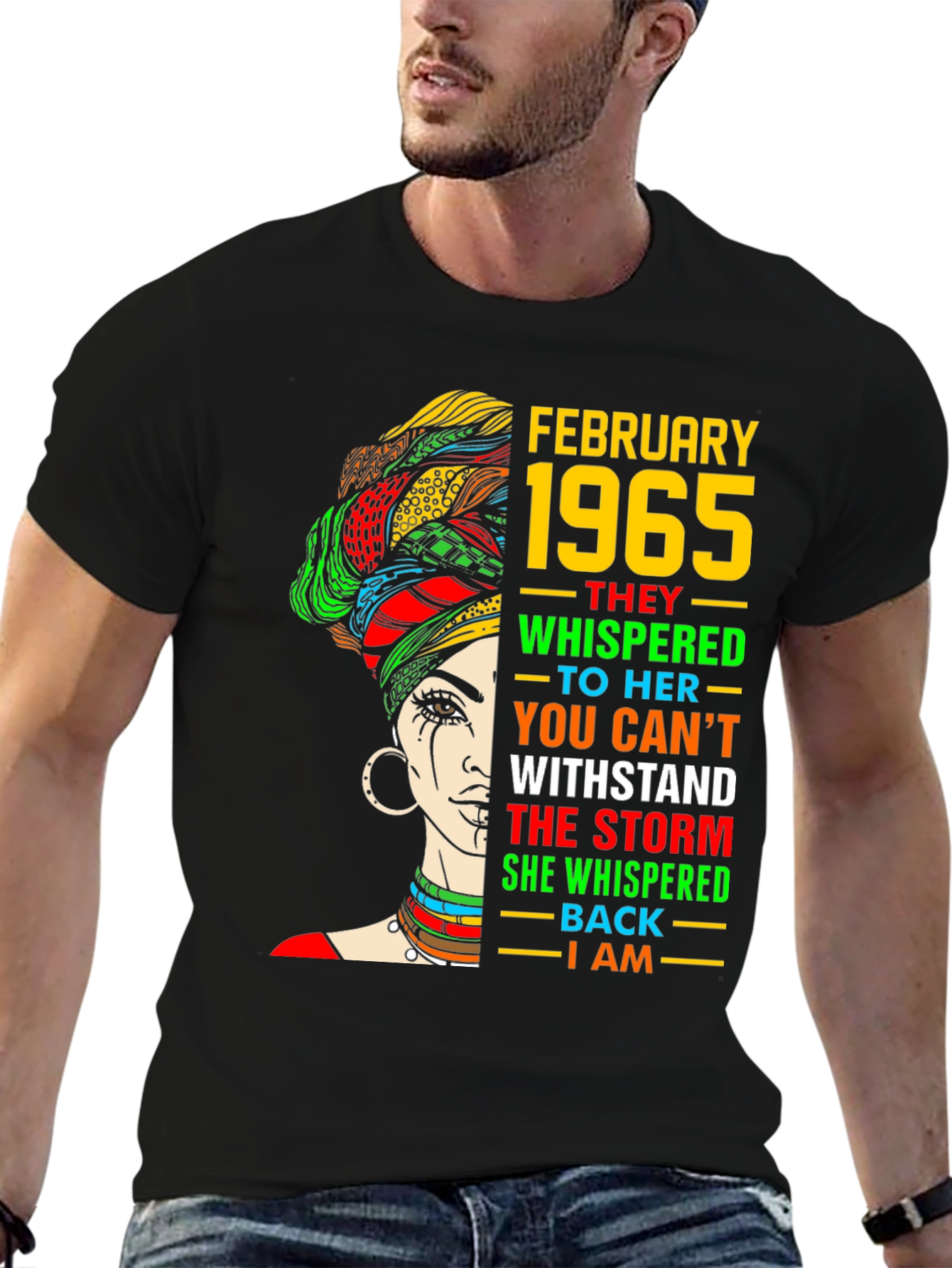 February 1965 Black Woman Graphic Tee