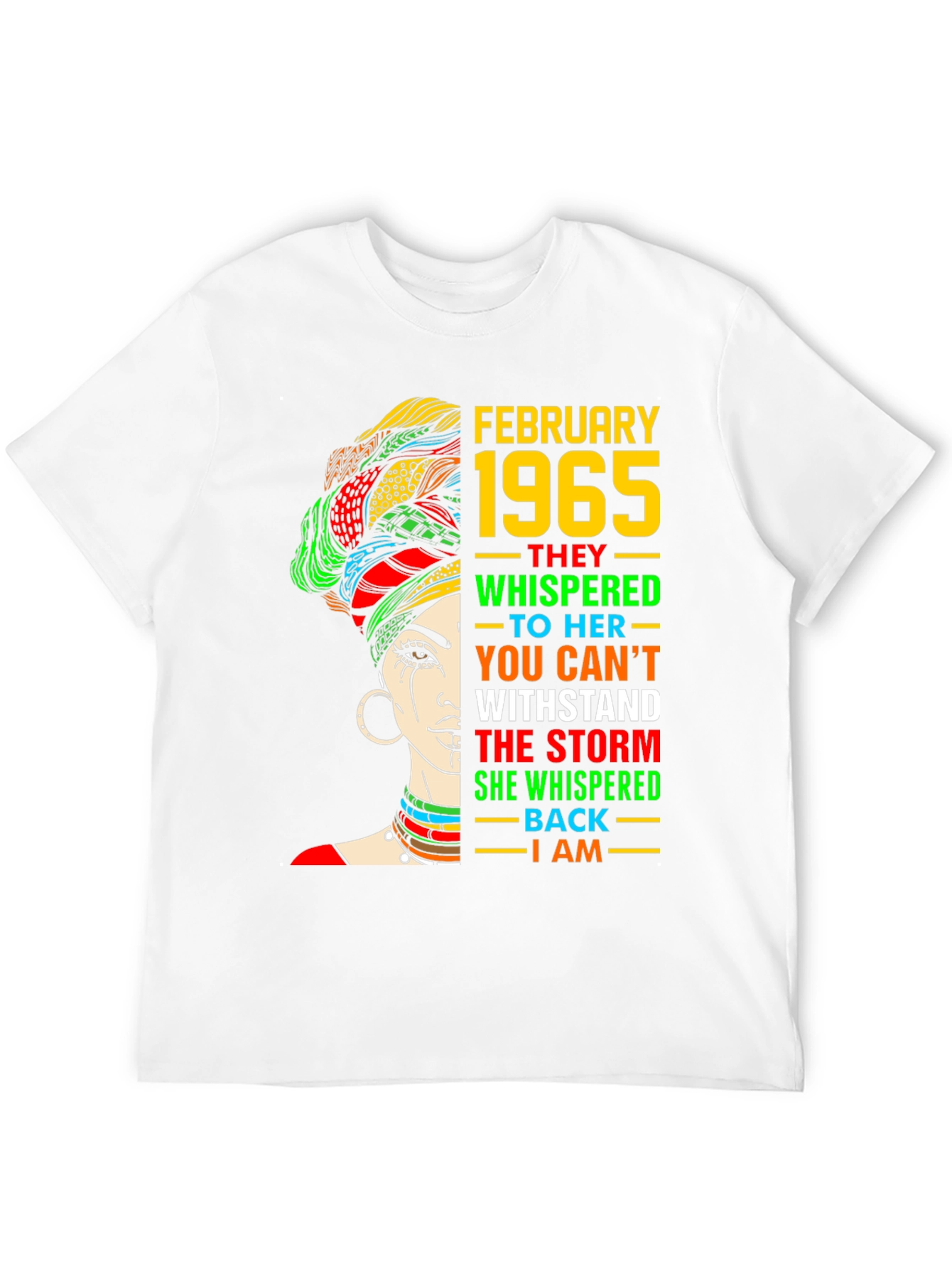 February 1965 Black Woman Graphic Tee