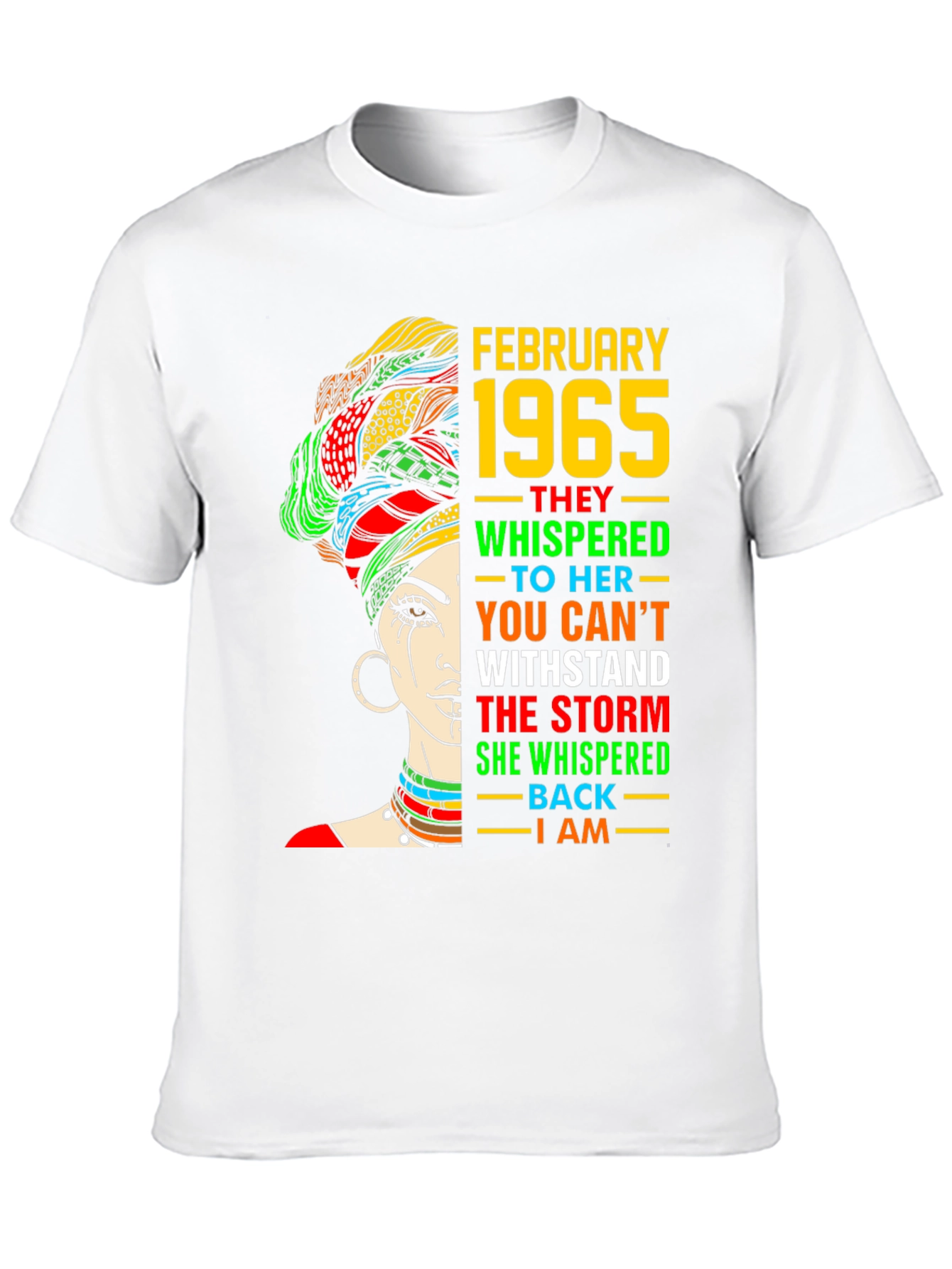 February 1965 Black Woman Graphic Tee