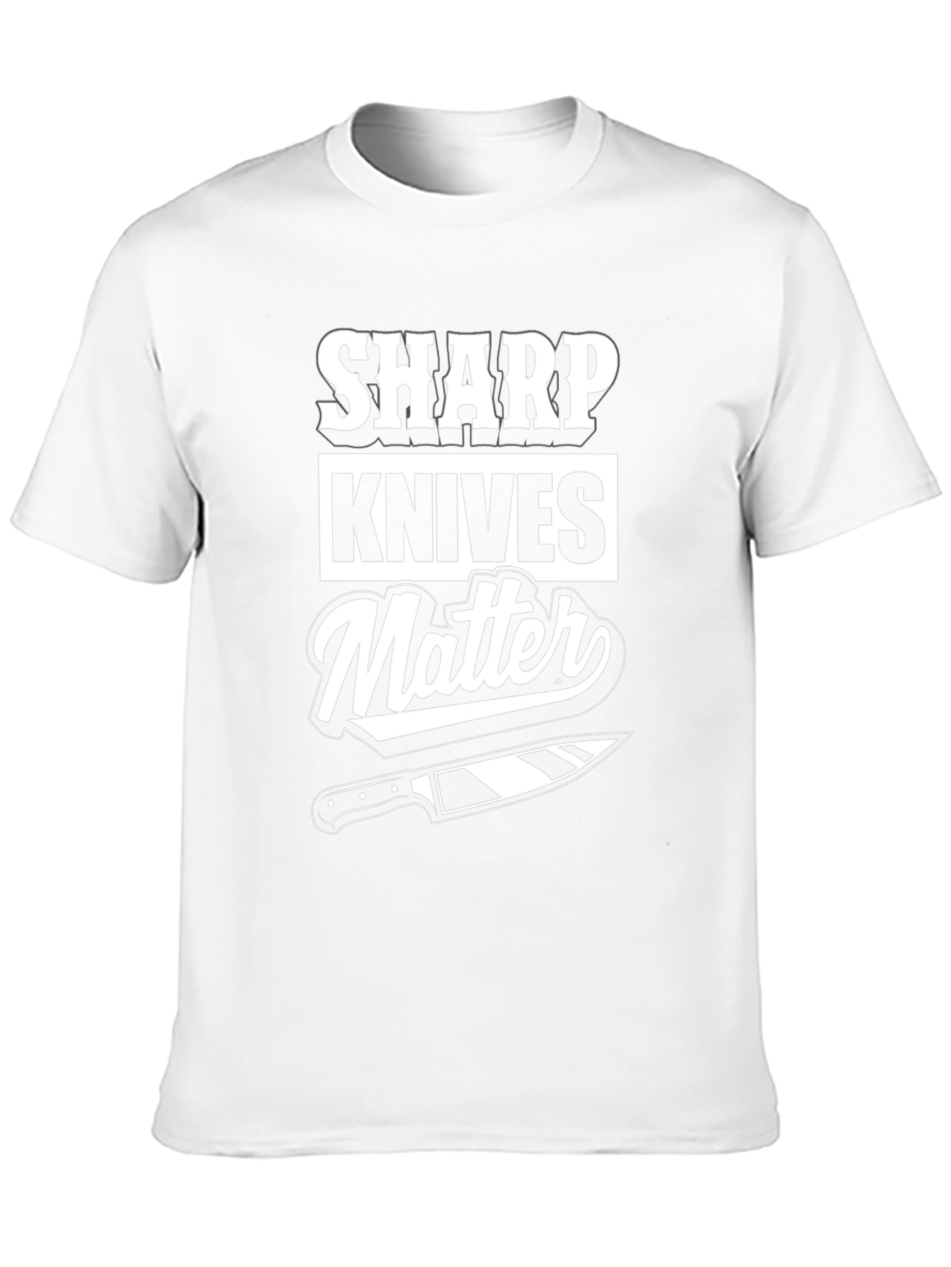 Sharp Knives Matter T-Shirt Chef Tee