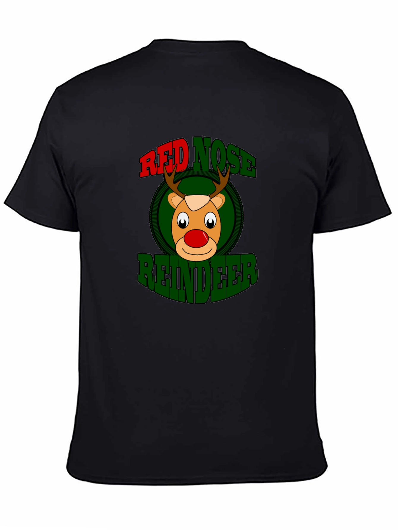 Red Nose Reindeer Graphic Tee - Christmas Holiday
