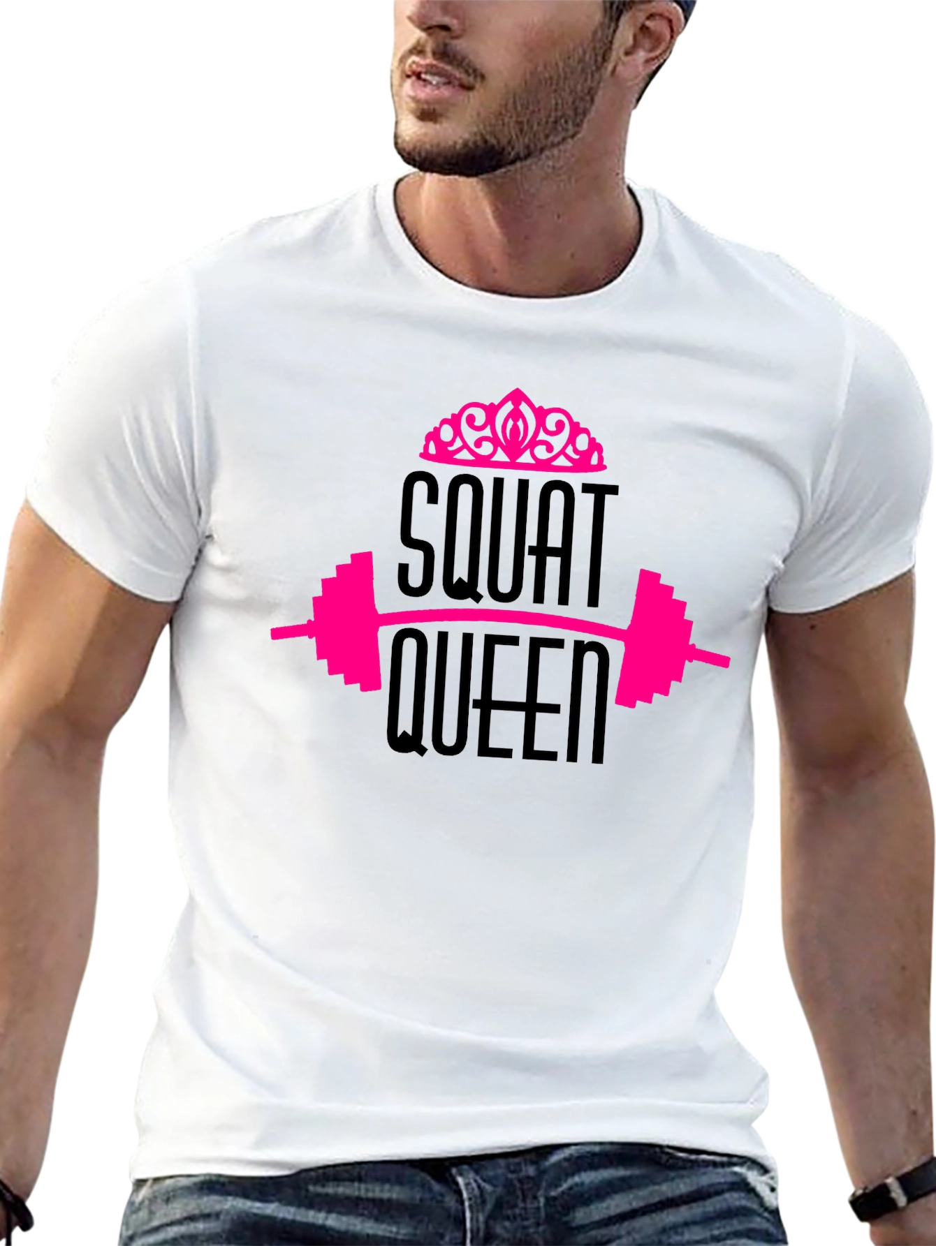 Squat Queen Graphic Tee - Black