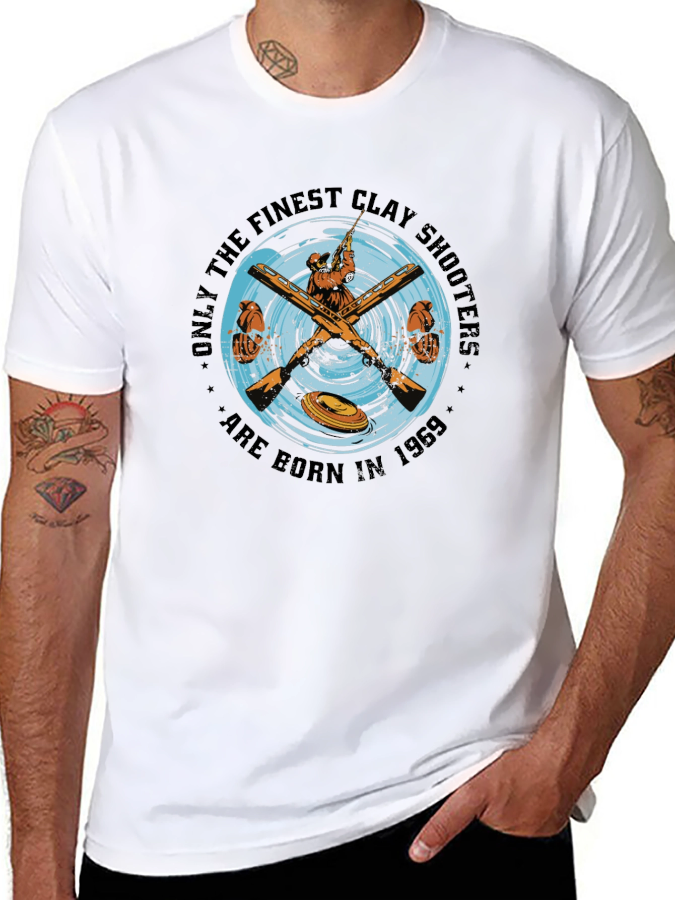 Finest Clay Shooters Born in 1969 T-Shirt