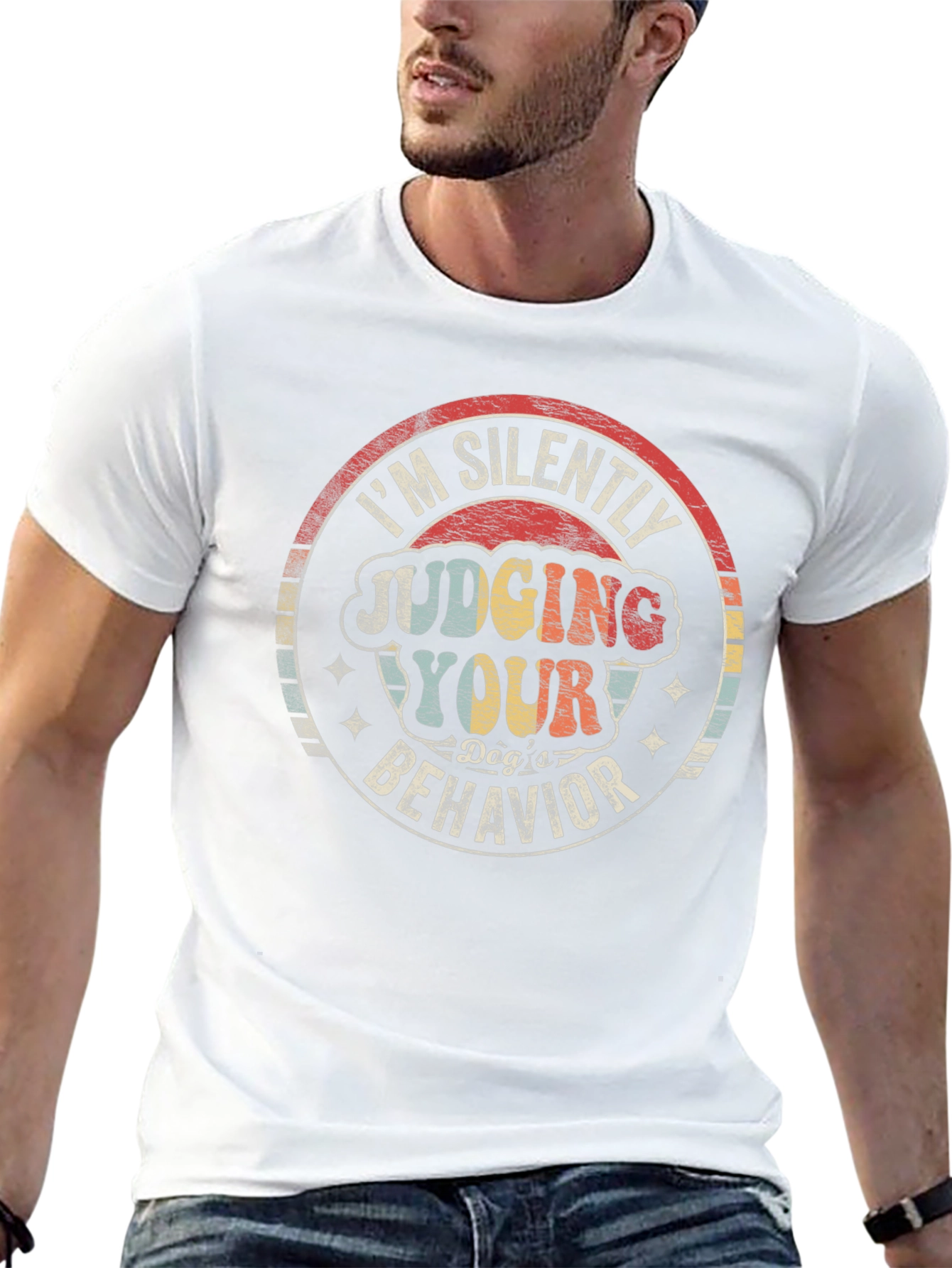Silently Judging Dogs Behavior T-Shirt