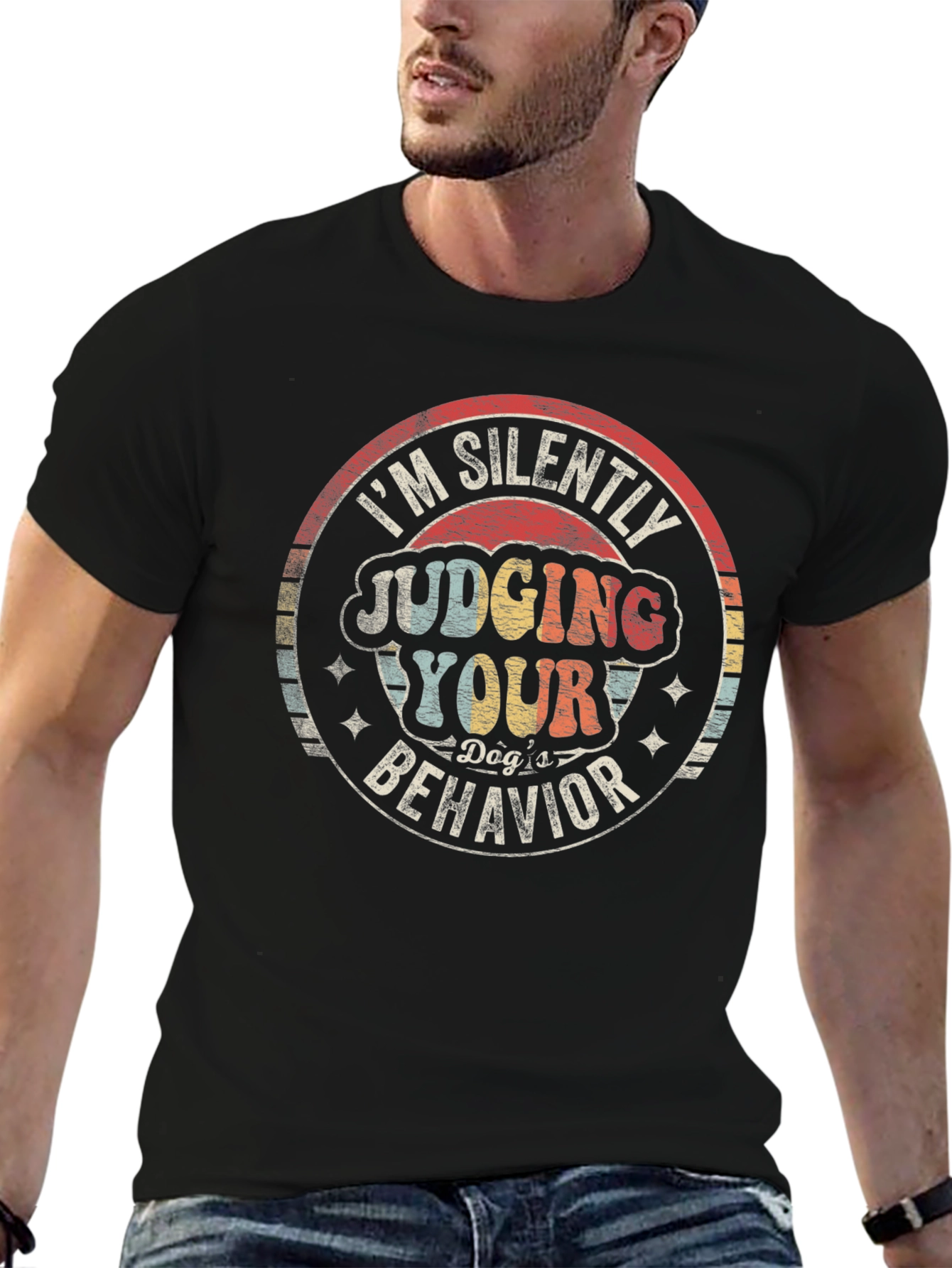 Silently Judging Dogs Behavior T-Shirt