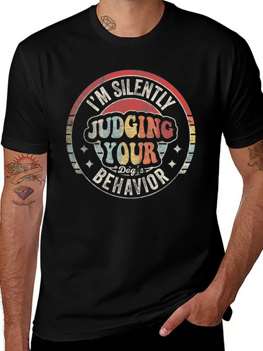 Silently Judging Dogs Behavior T-Shirt