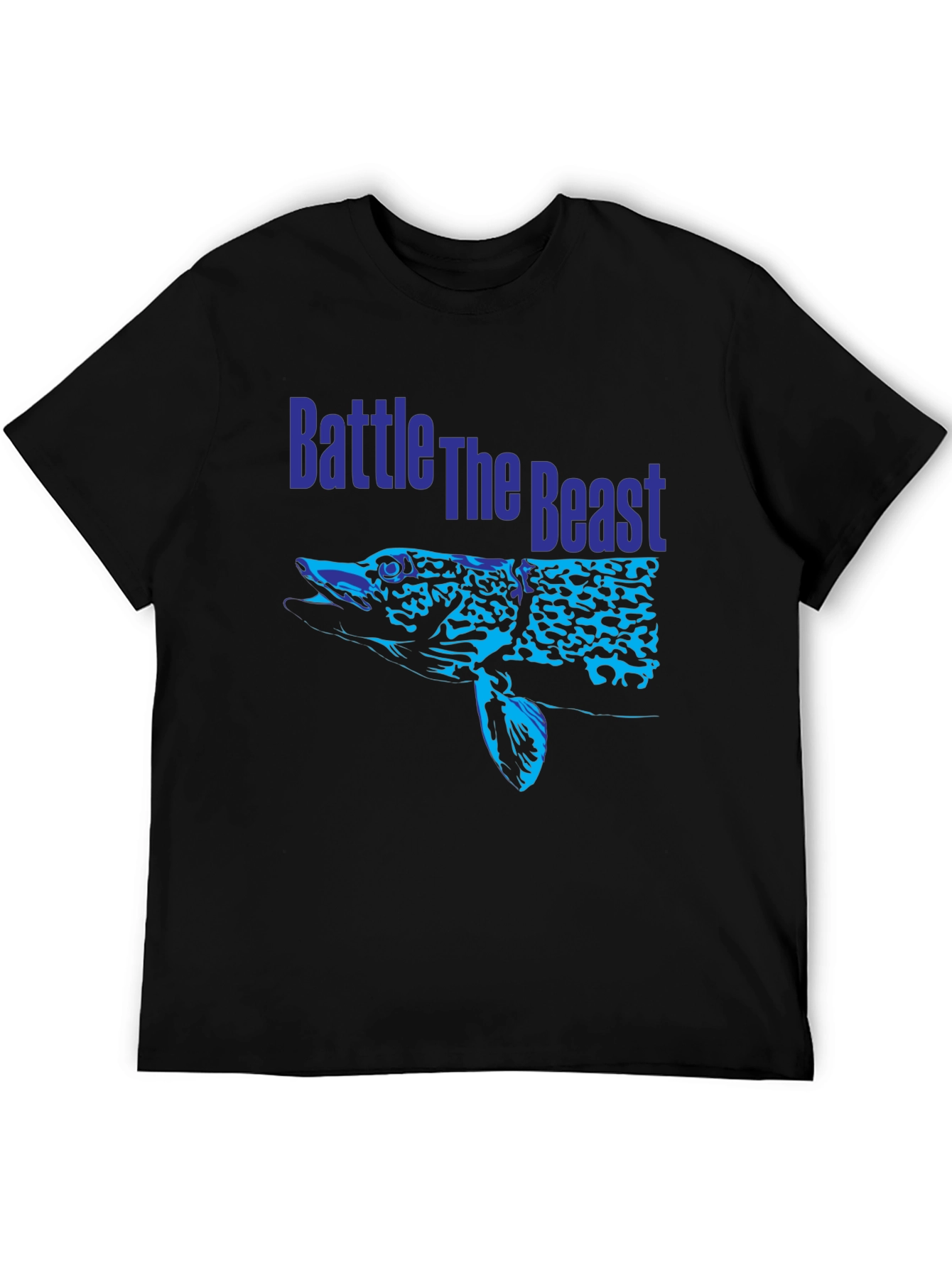 Battle The Beast Fish Graphic T-Shirt