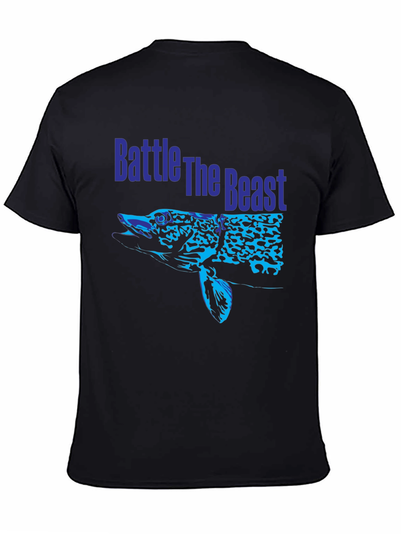 Battle The Beast Fish Graphic T-Shirt