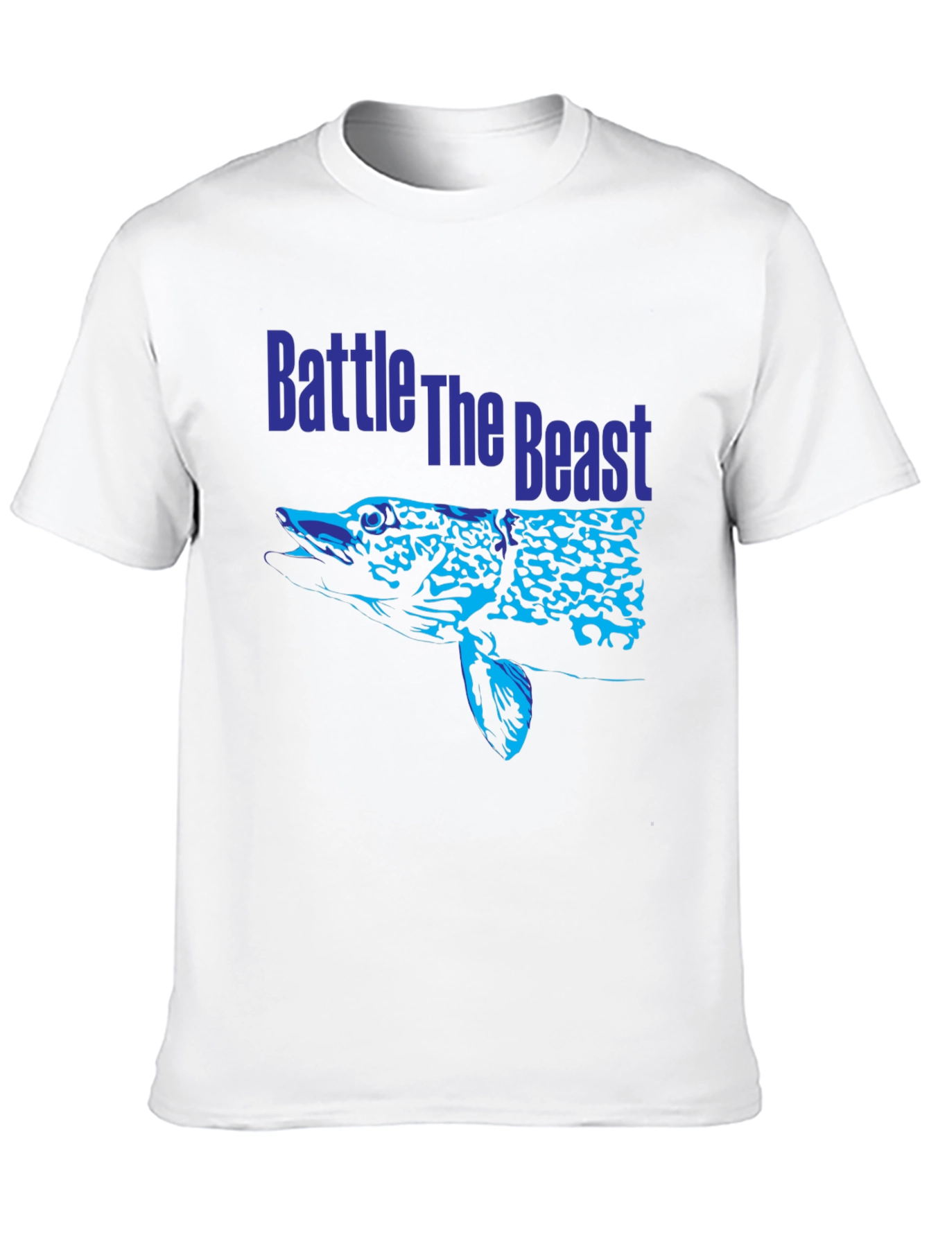 Battle The Beast Fish Graphic T-Shirt