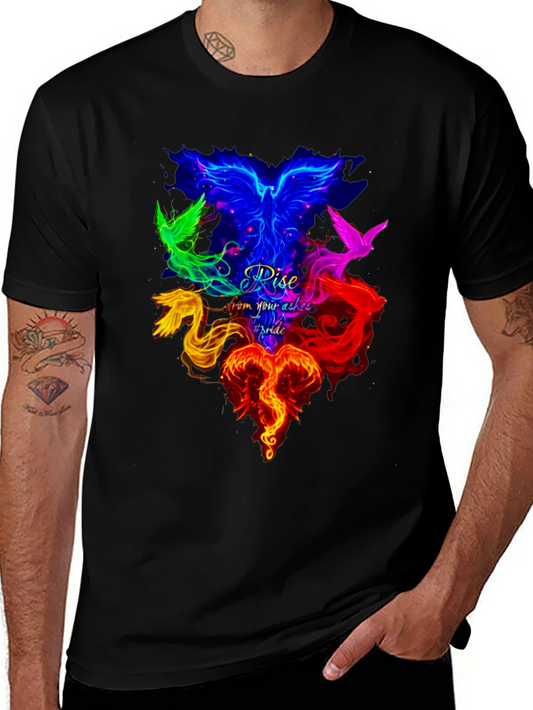 Rise Pride Phoenix Graphic T-Shirt