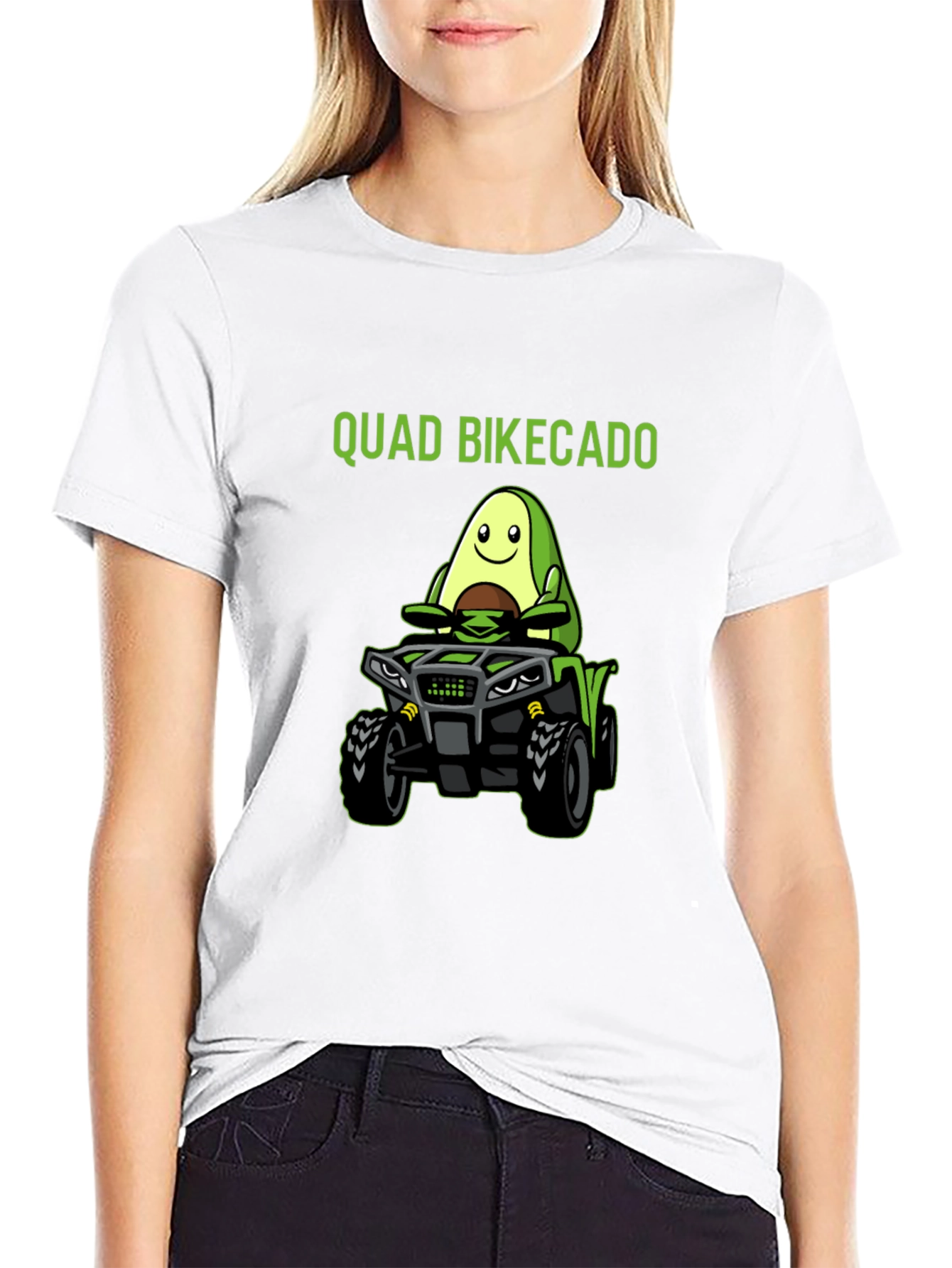 Quad Bikecado T-Shirt - Avocado ATV Ride