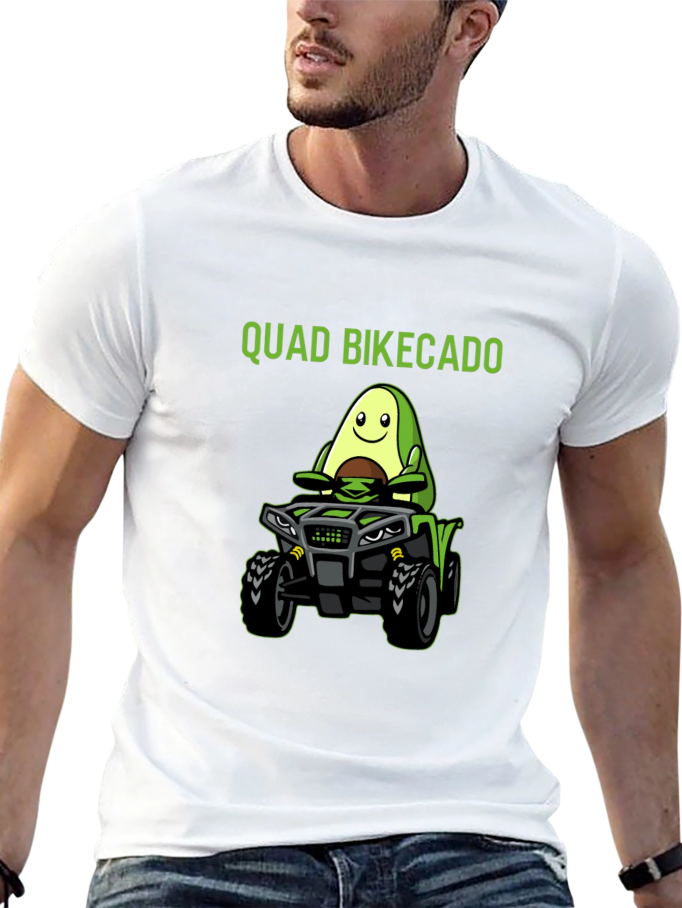 Quad Bikecado T-Shirt - Avocado ATV Ride