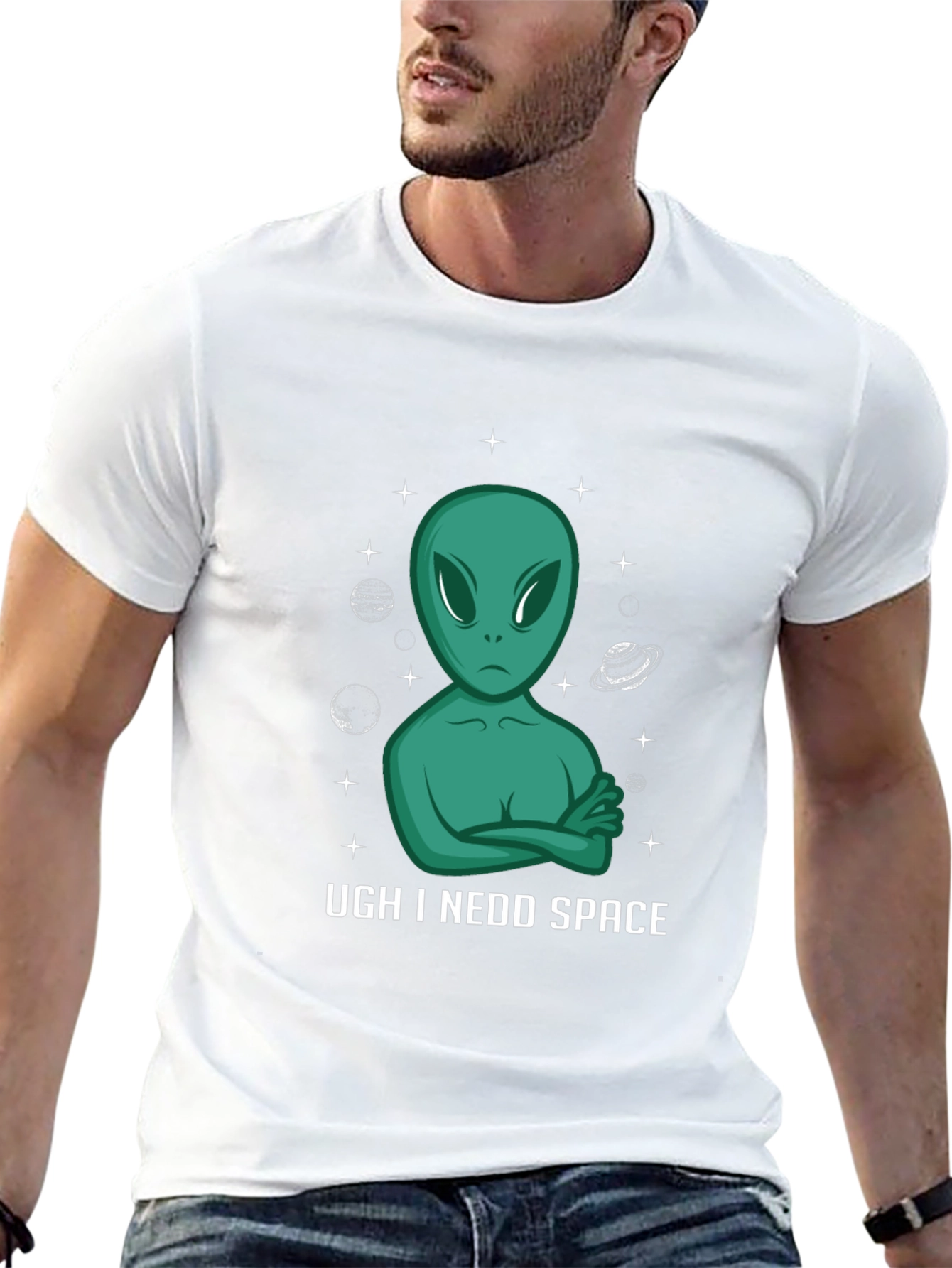 Ugh I Need Space Graphic Tee - Unisex