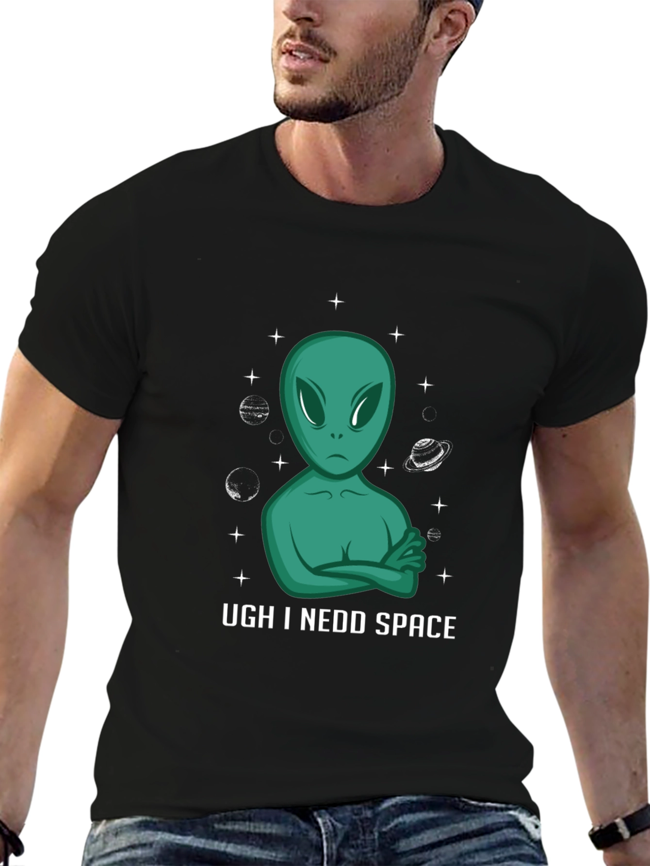 Ugh I Need Space Graphic Tee - Unisex