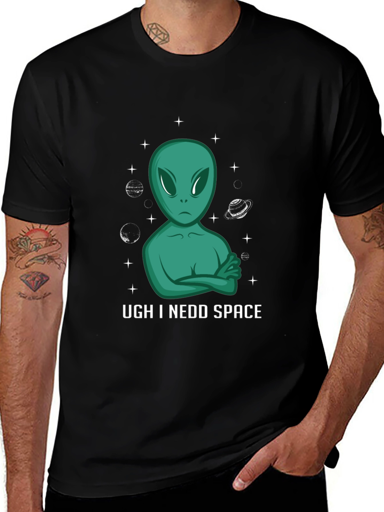 Ugh I Need Space Graphic Tee - Unisex
