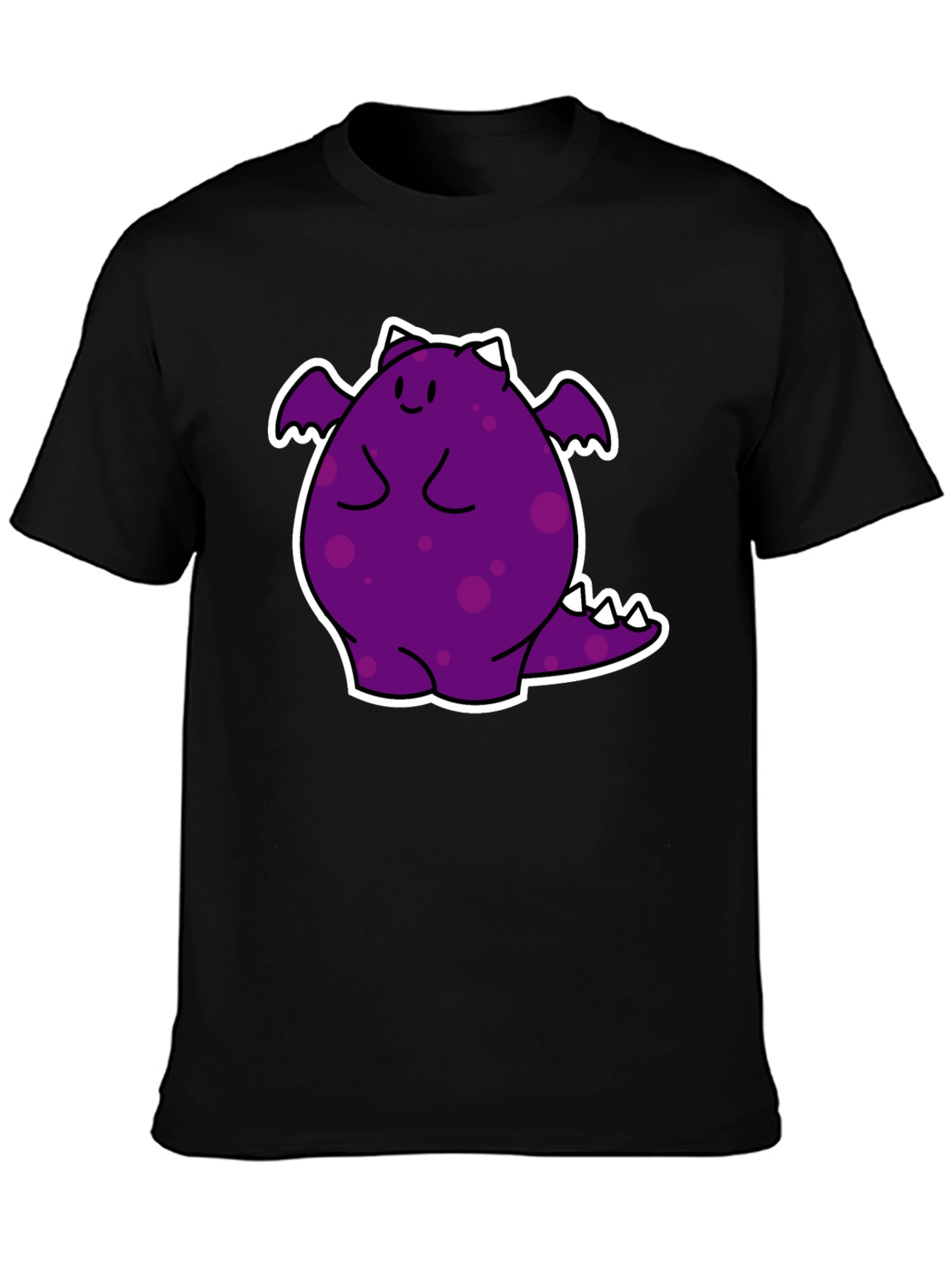 Cute Purple Monster Graphic T-Shirt