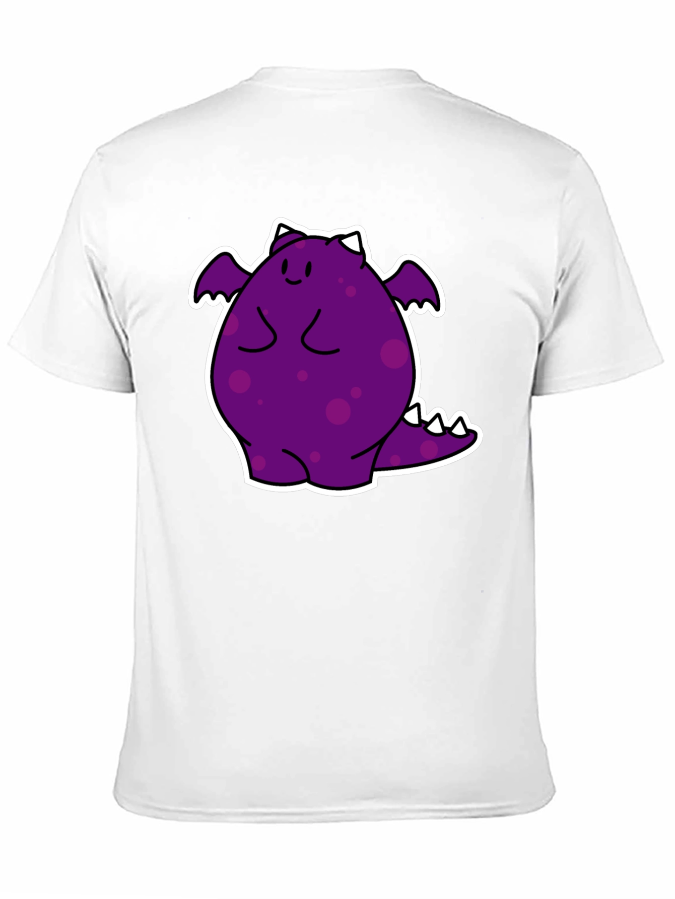 Cute Purple Monster Graphic T-Shirt