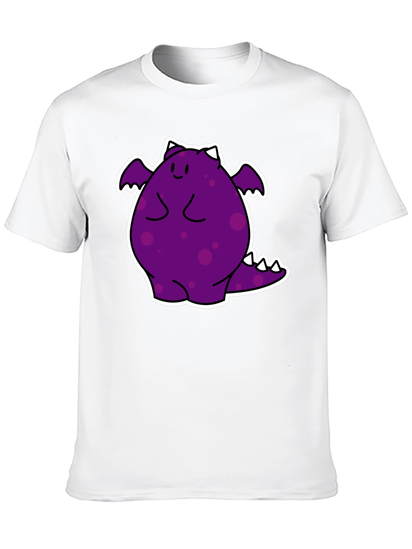 Cute Purple Monster Graphic T-Shirt