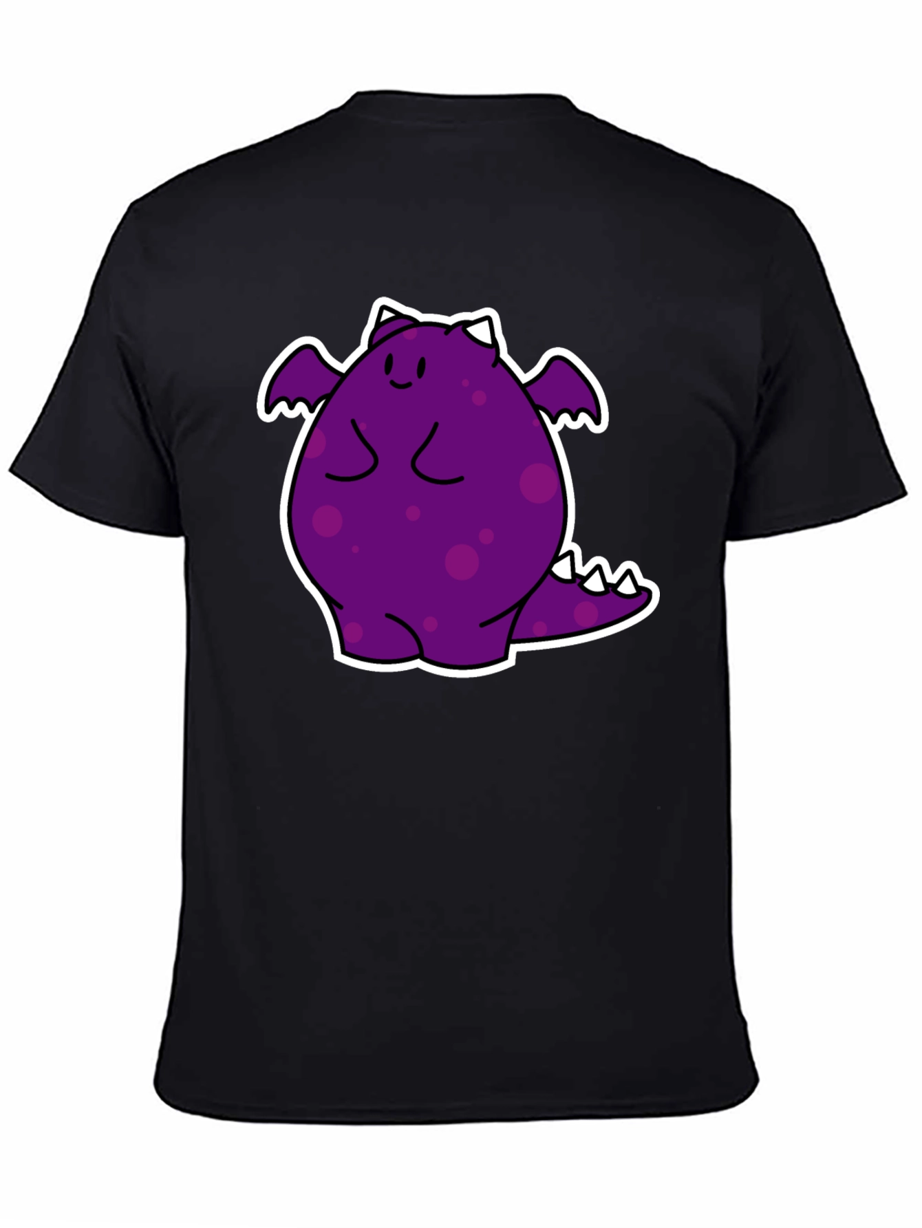 Cute Purple Monster Graphic T-Shirt