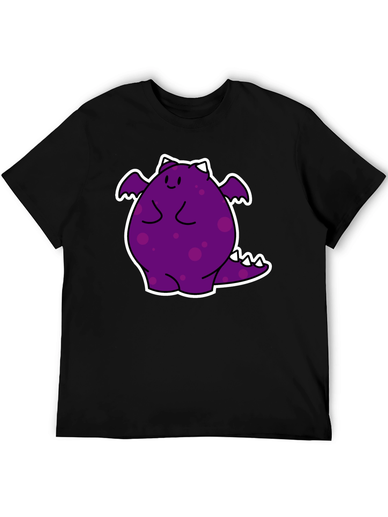 Cute Purple Monster Graphic T-Shirt