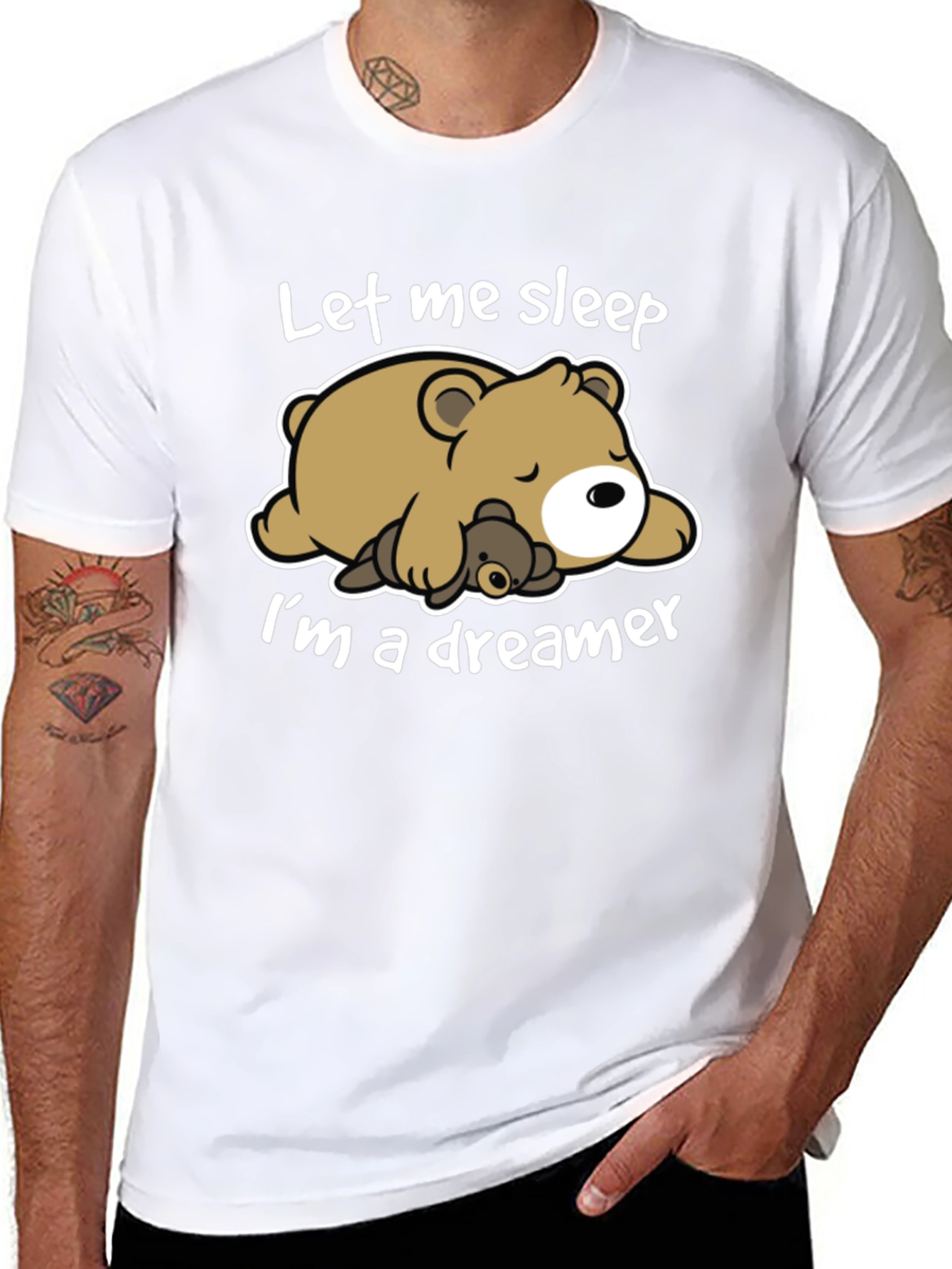 Let Me Sleep T-Shirt - Bear Dreamer Tee