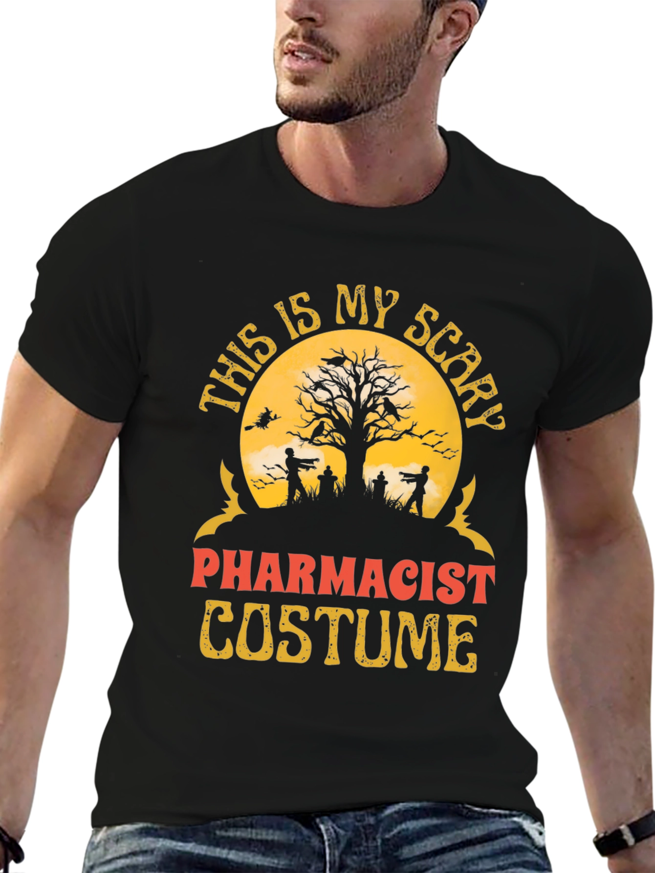 Scary Pharmacist Halloween Costume T-Shirt