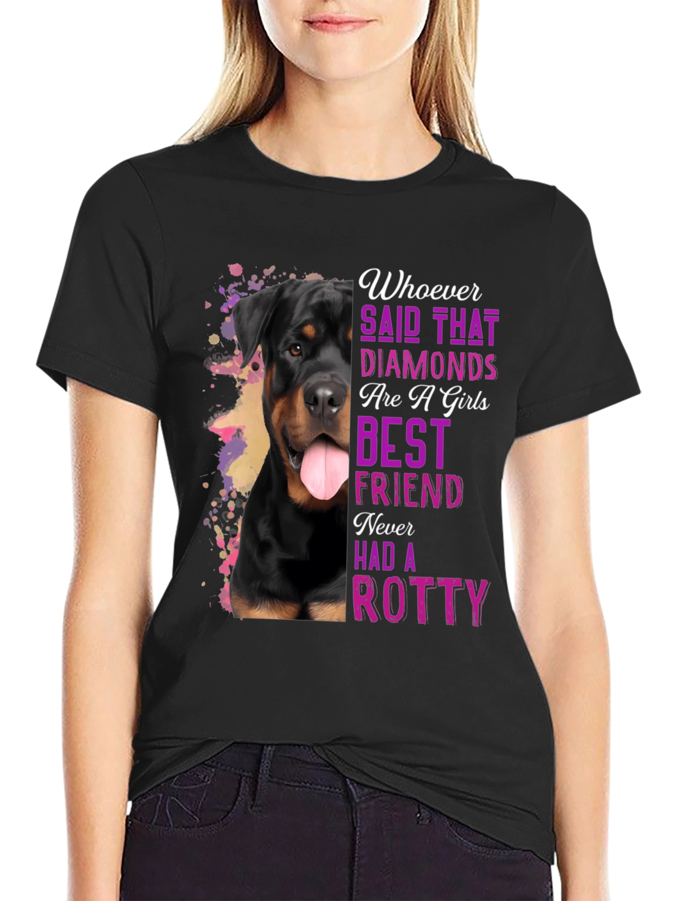 Rottie Best Friend T-Shirt - Dog Lover Tee
