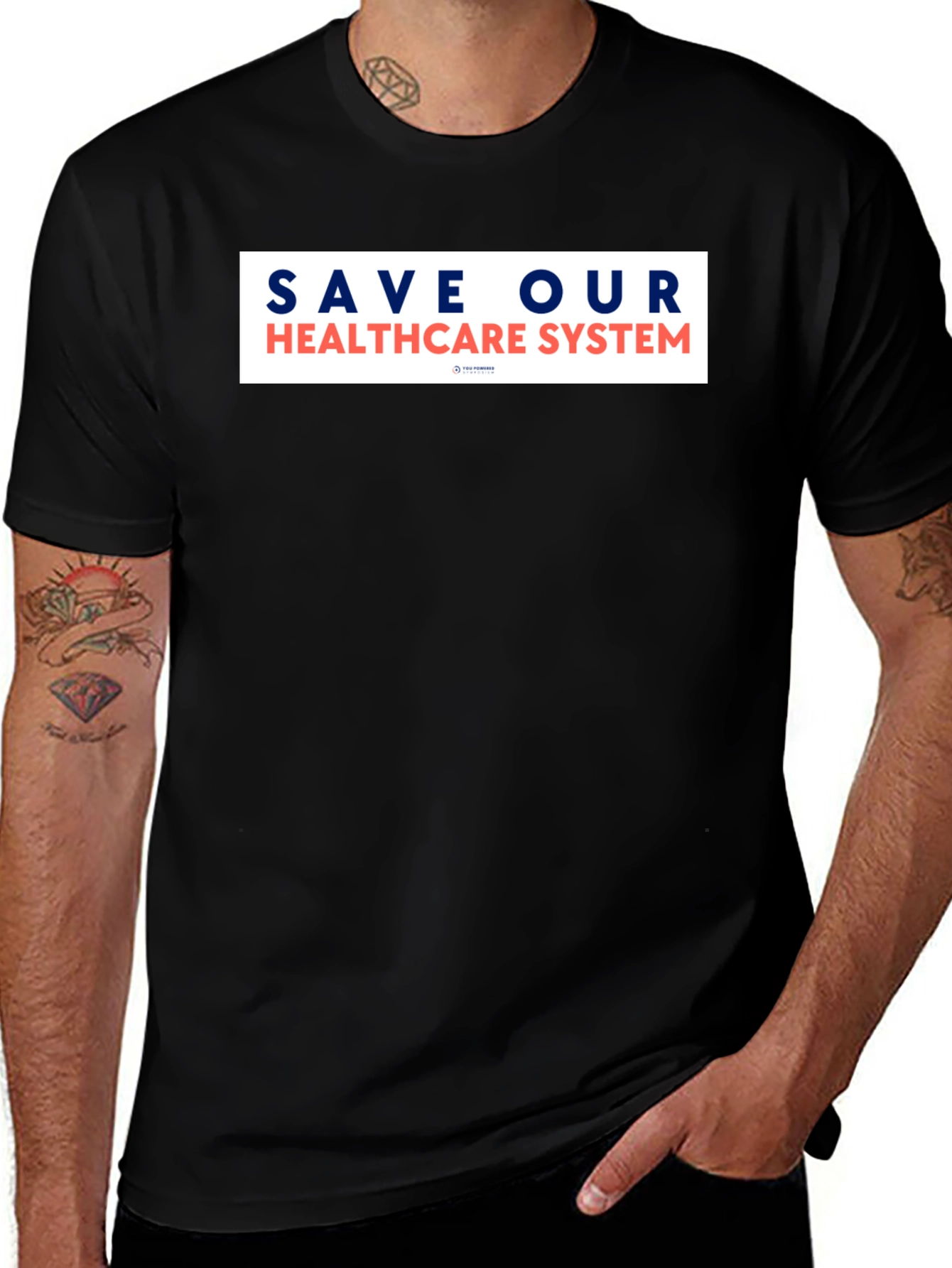 Save Our Healthcare System Graphic T-Shirt