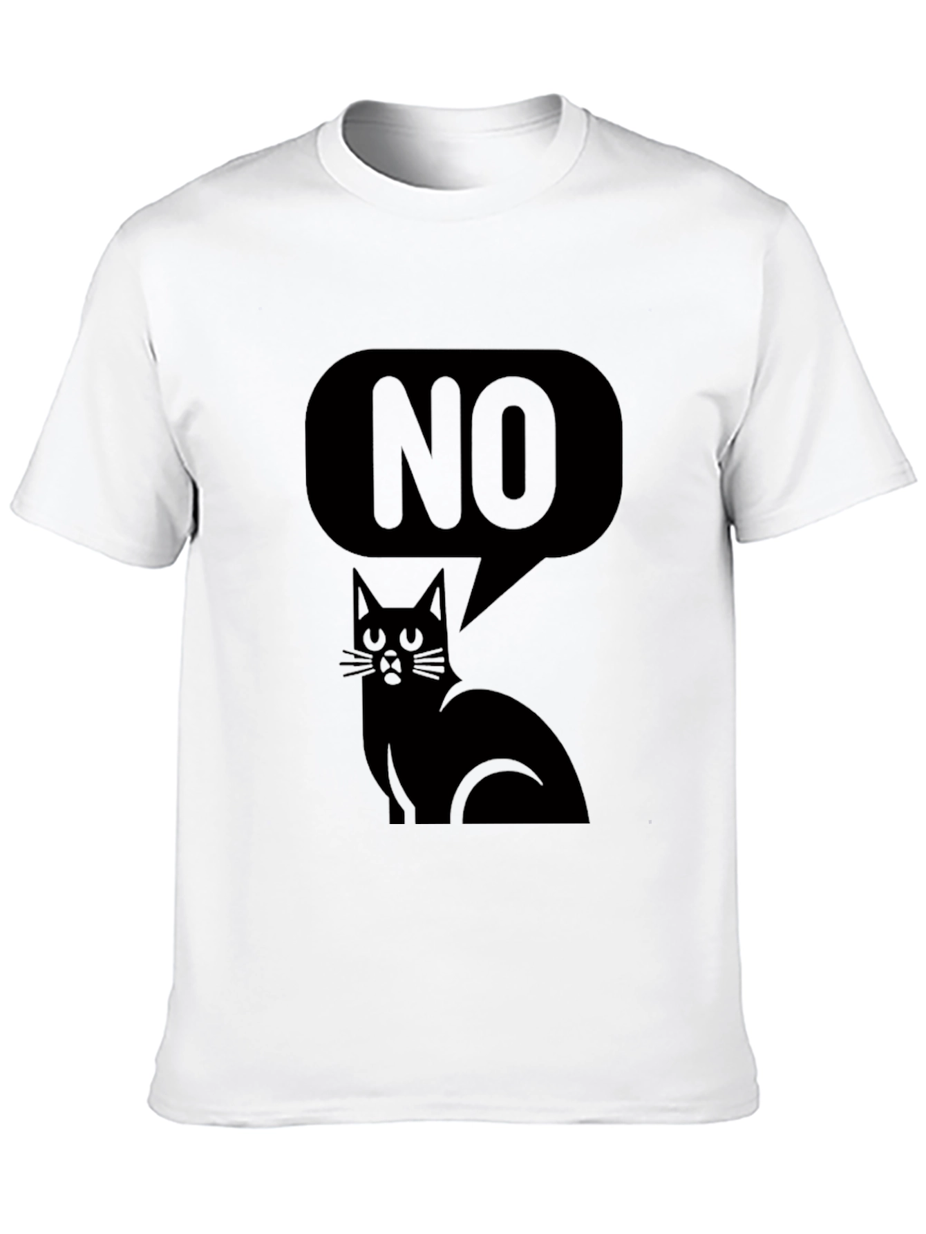No Cat T-Shirt - Funny Cat Tee