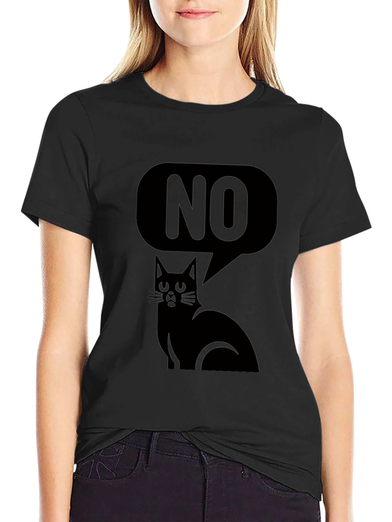 No Cat T-Shirt - Funny Cat Tee