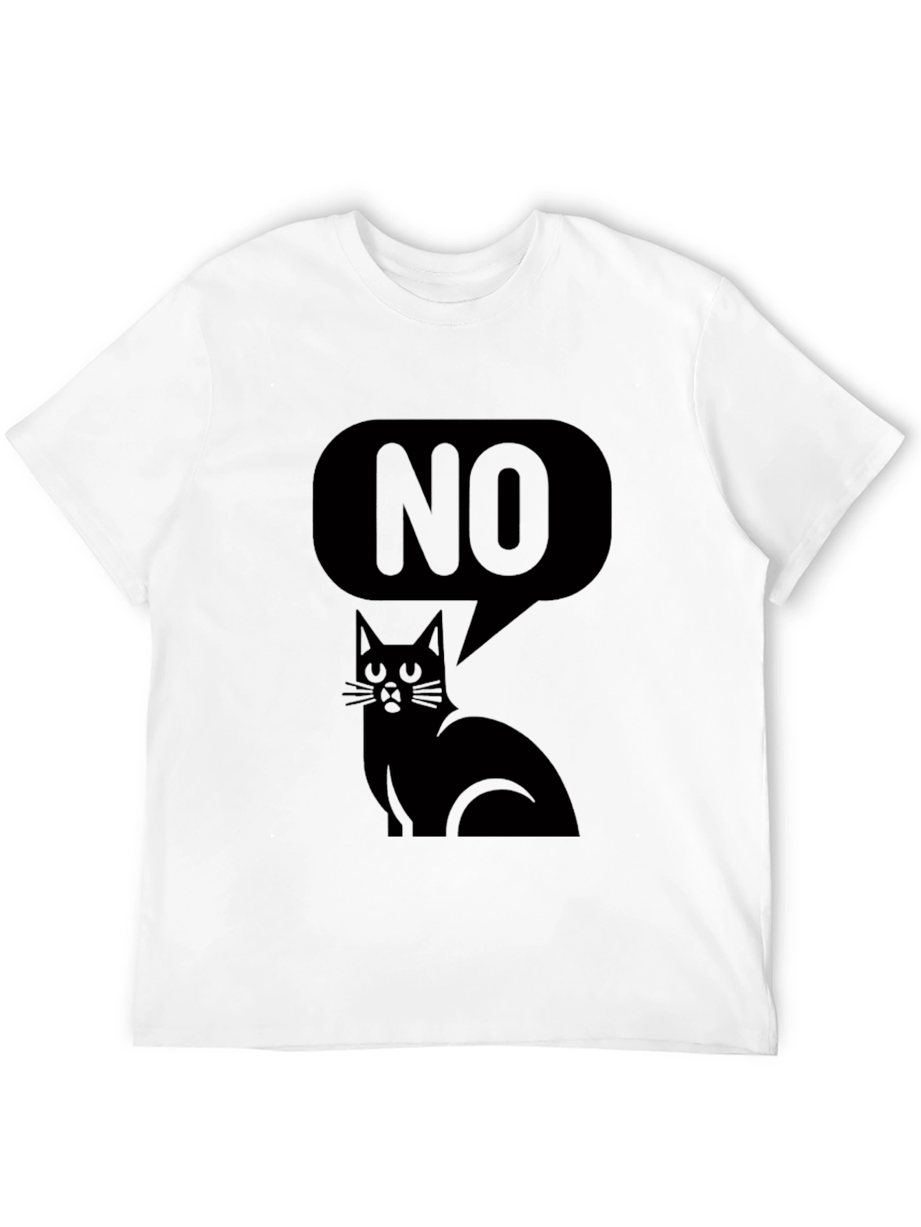 No Cat T-Shirt - Funny Cat Tee