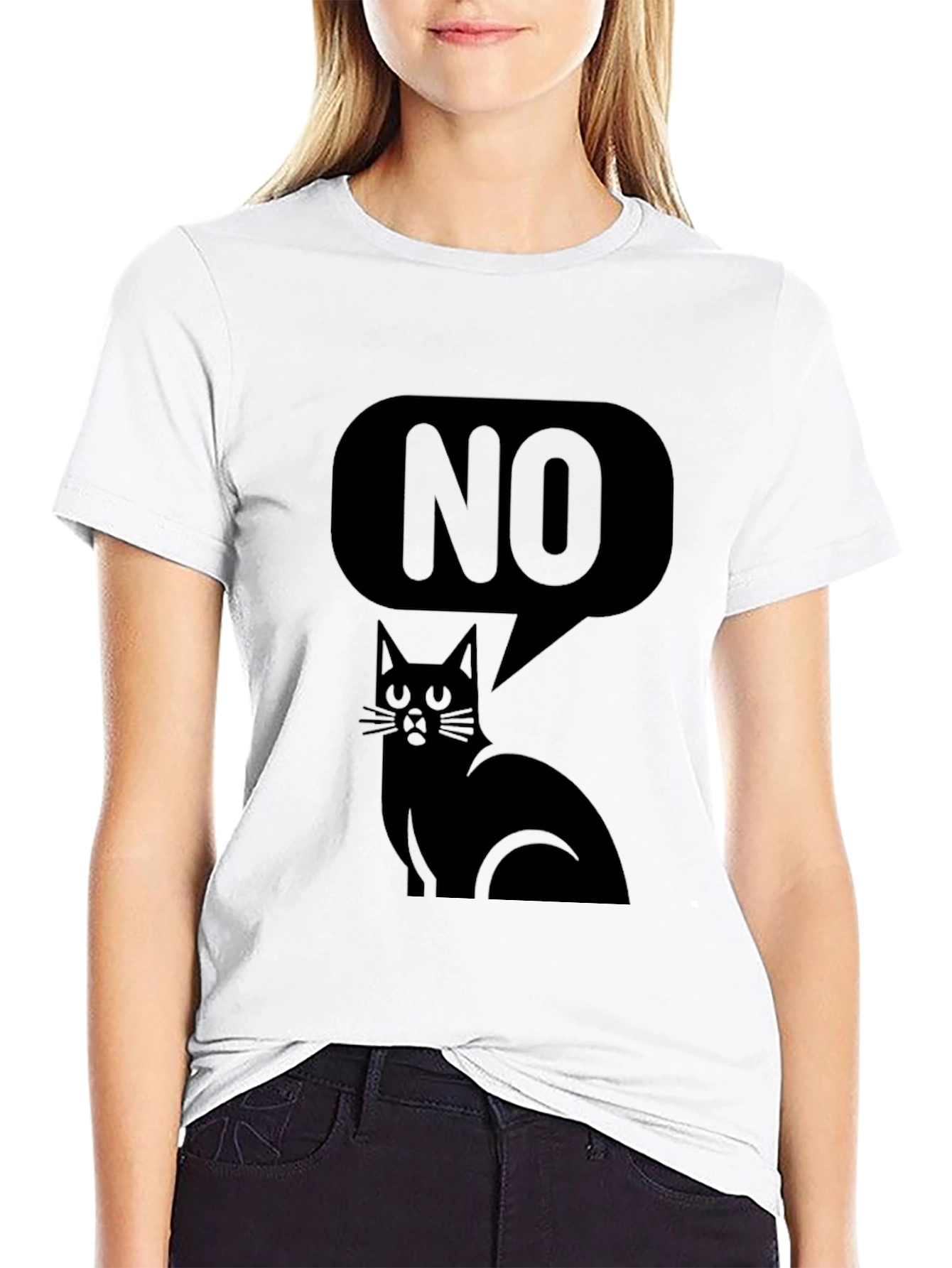 No Cat T-Shirt - Funny Cat Tee