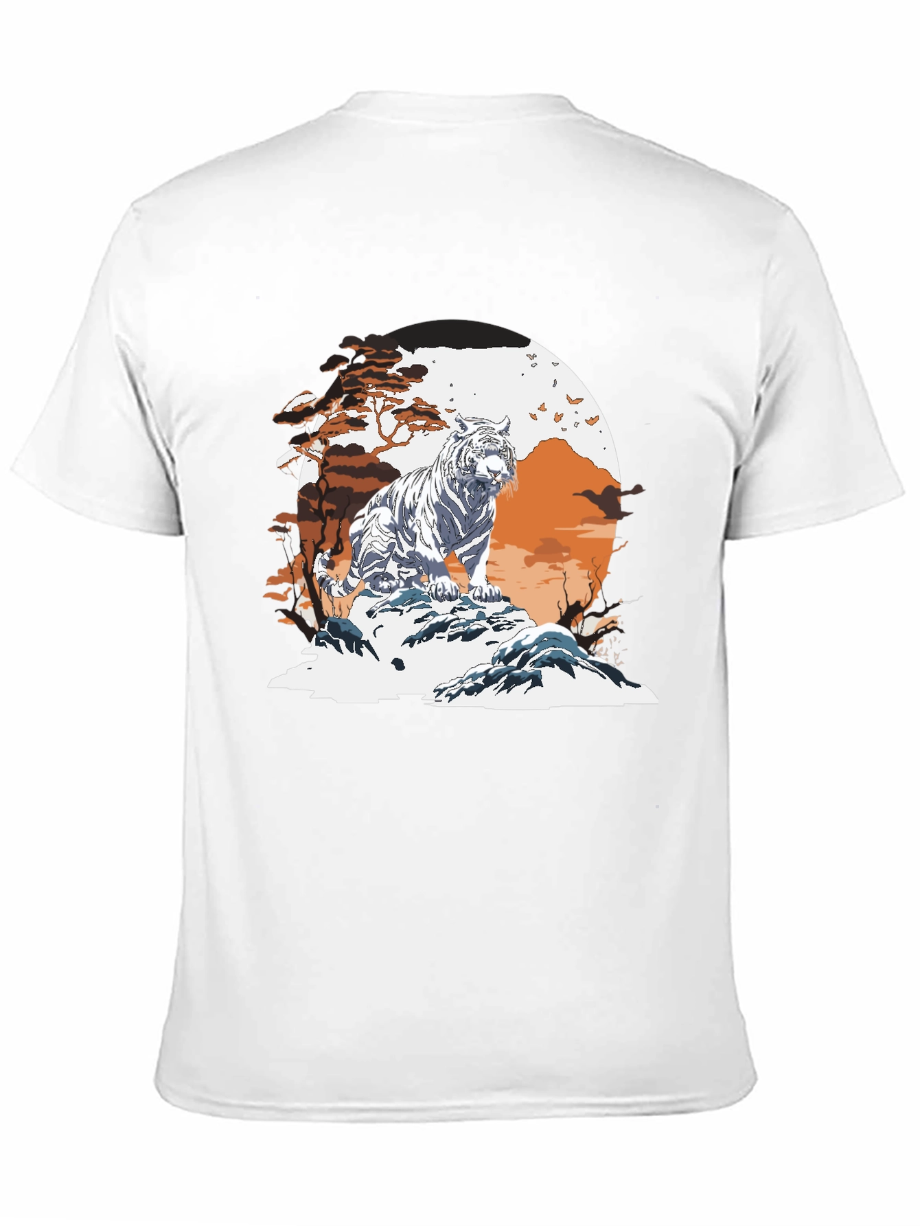 Tiger Scene Graphic T-Shirt