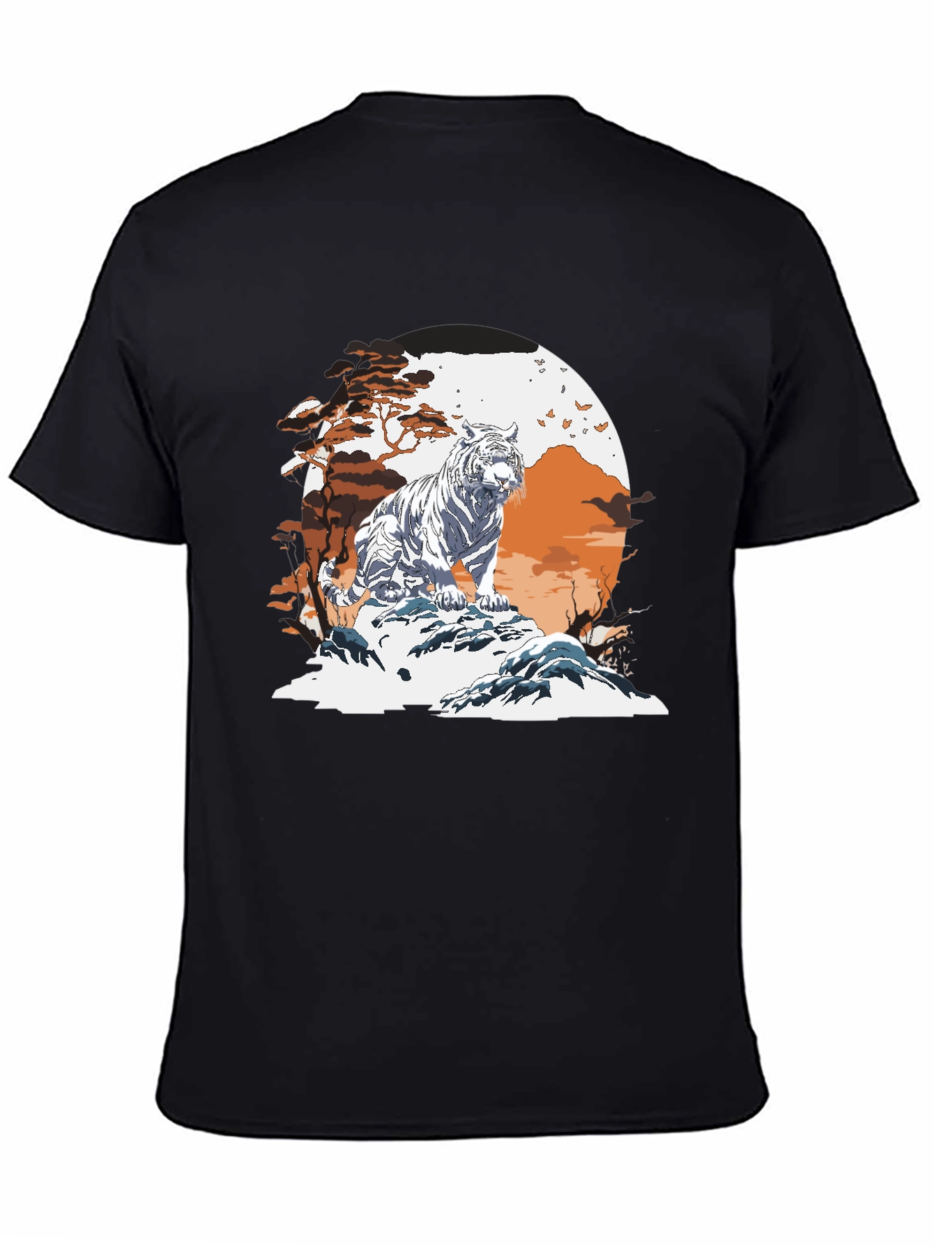 Tiger Scene Graphic T-Shirt