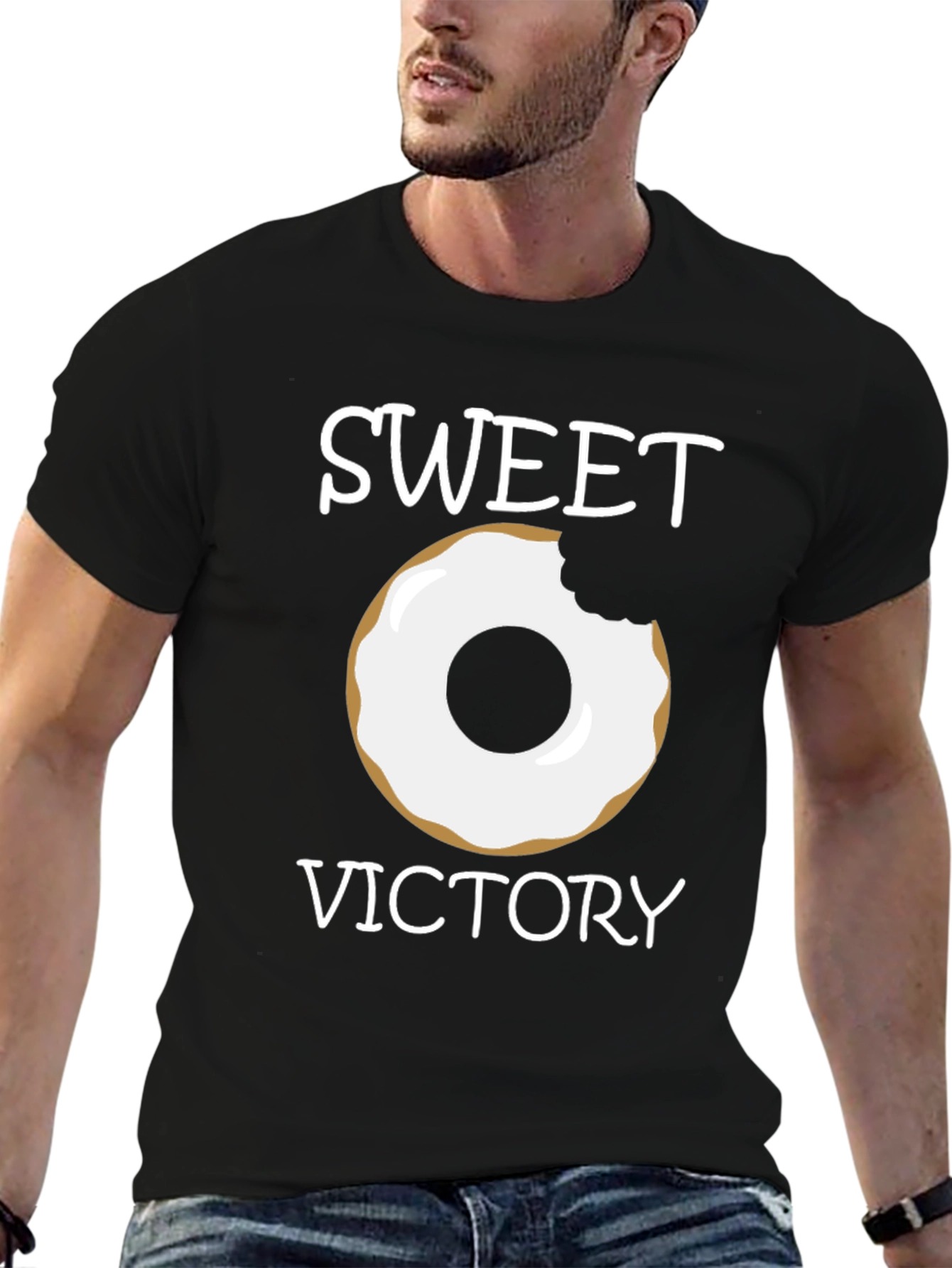 Sweet Victory Donut T-Shirt - Funny Graphic Tee