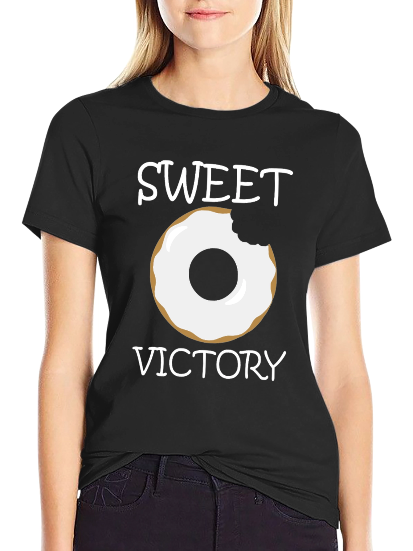 Sweet Victory Donut T-Shirt - Funny Graphic Tee