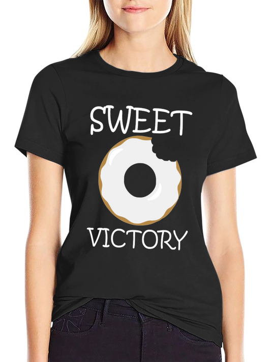 Sweet Victory Donut T-Shirt - Funny Graphic Tee