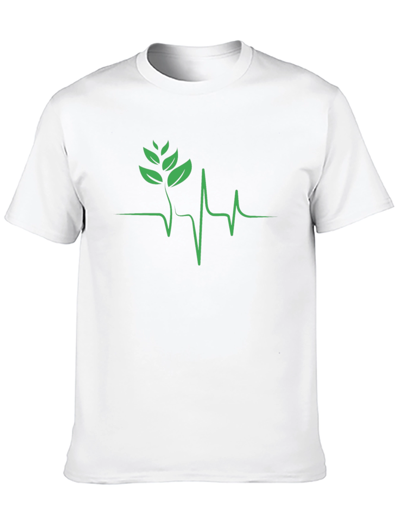 Nature Heartbeat Black T-Shirt