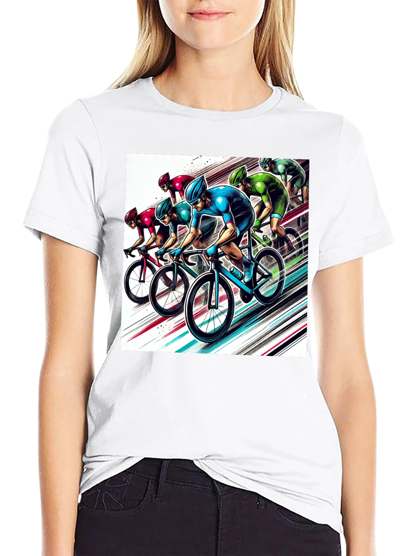 Cycling Team Graphic Tee - Ride in Style!