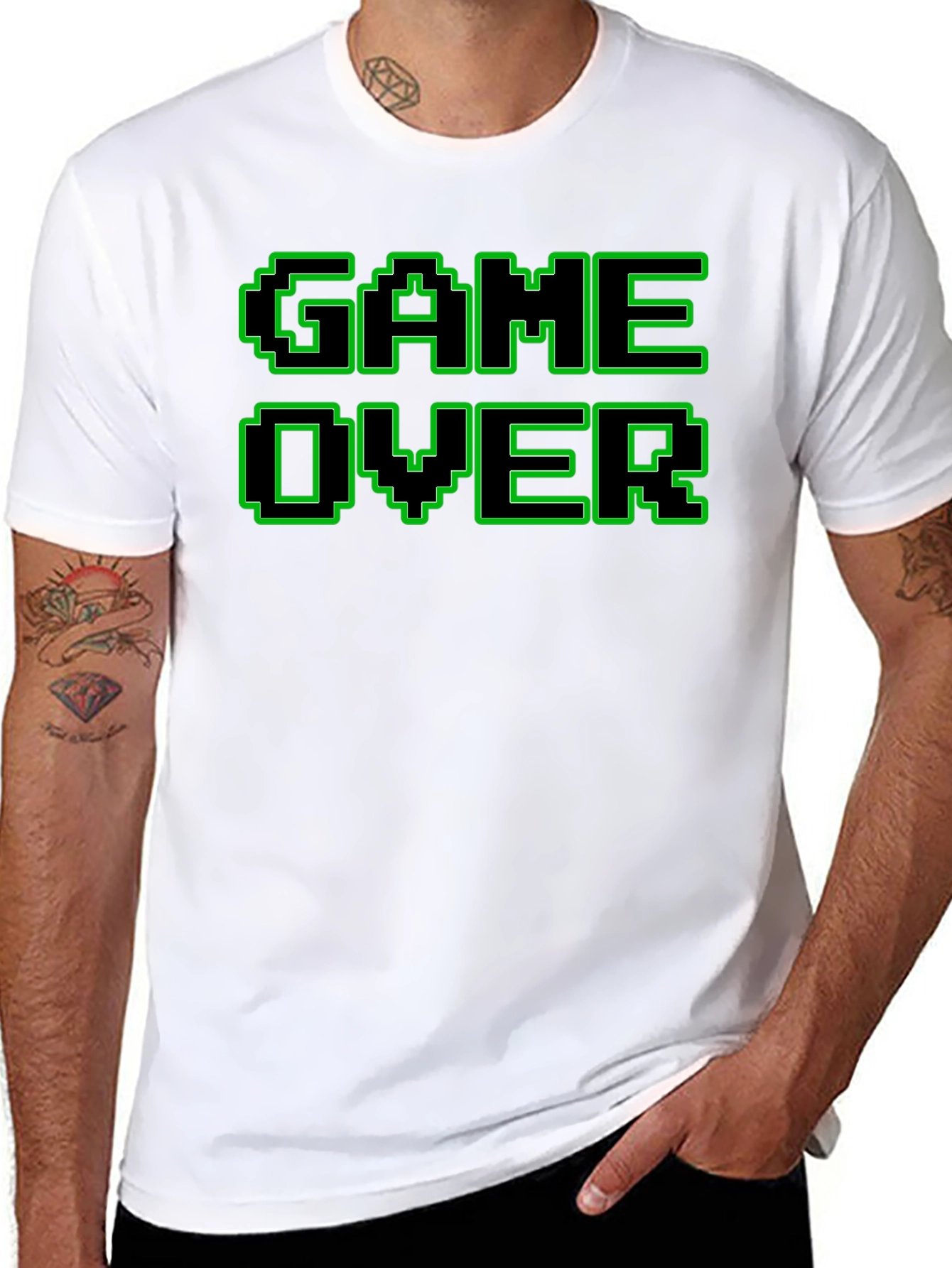 Game Over Graphic Tee - Retro Gamer T-Shirt