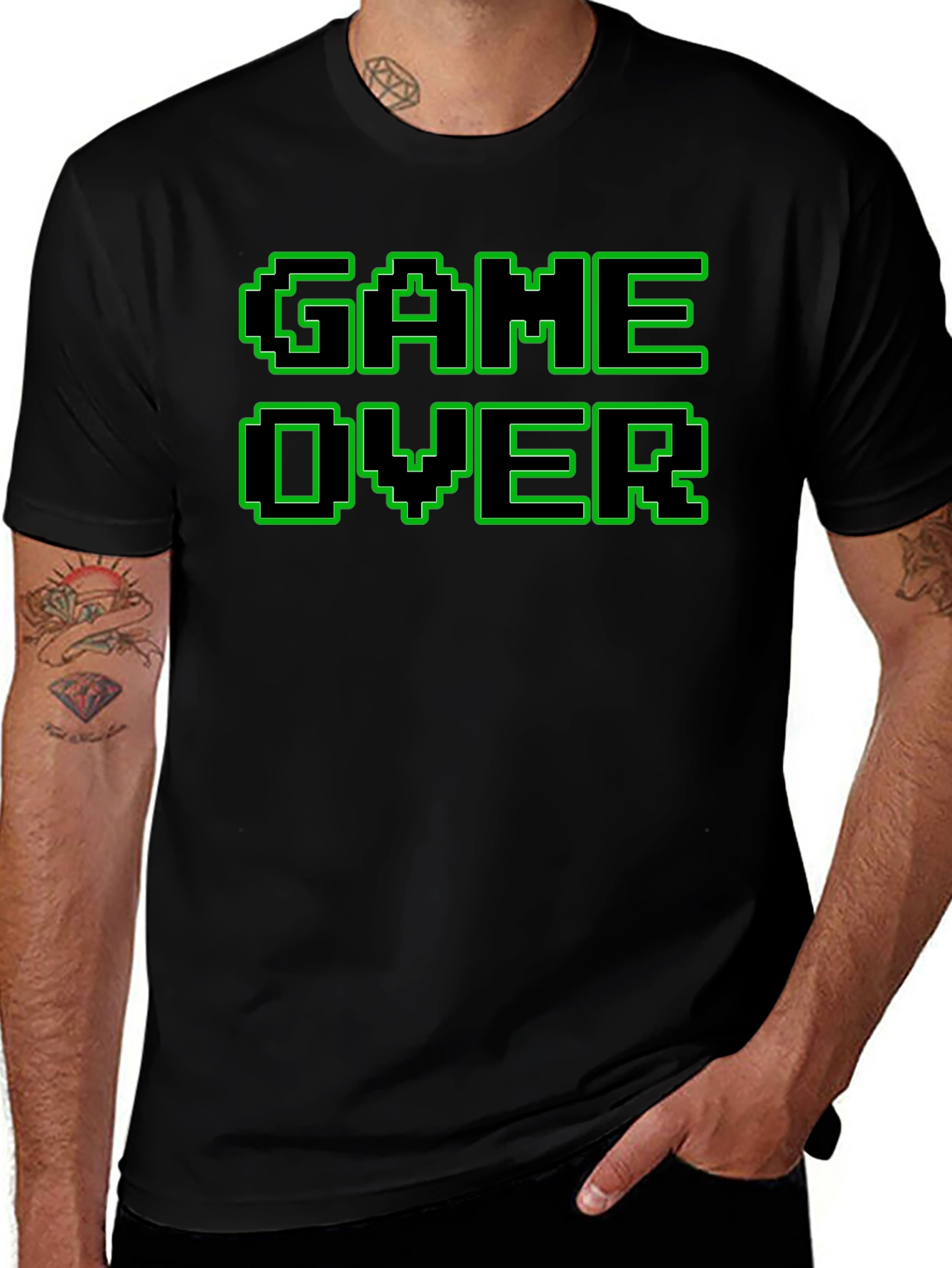 Game Over Graphic Tee - Retro Gamer T-Shirt