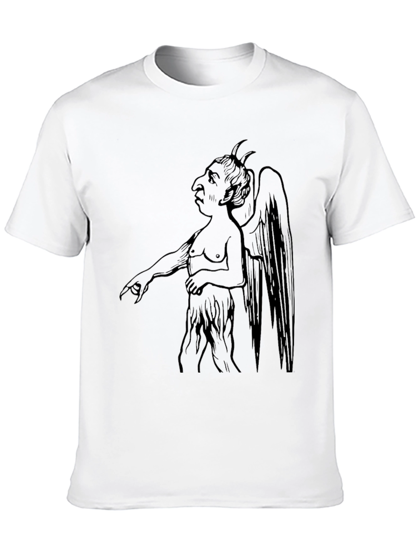 Devil Graphic T-Shirt - Black Unique Design