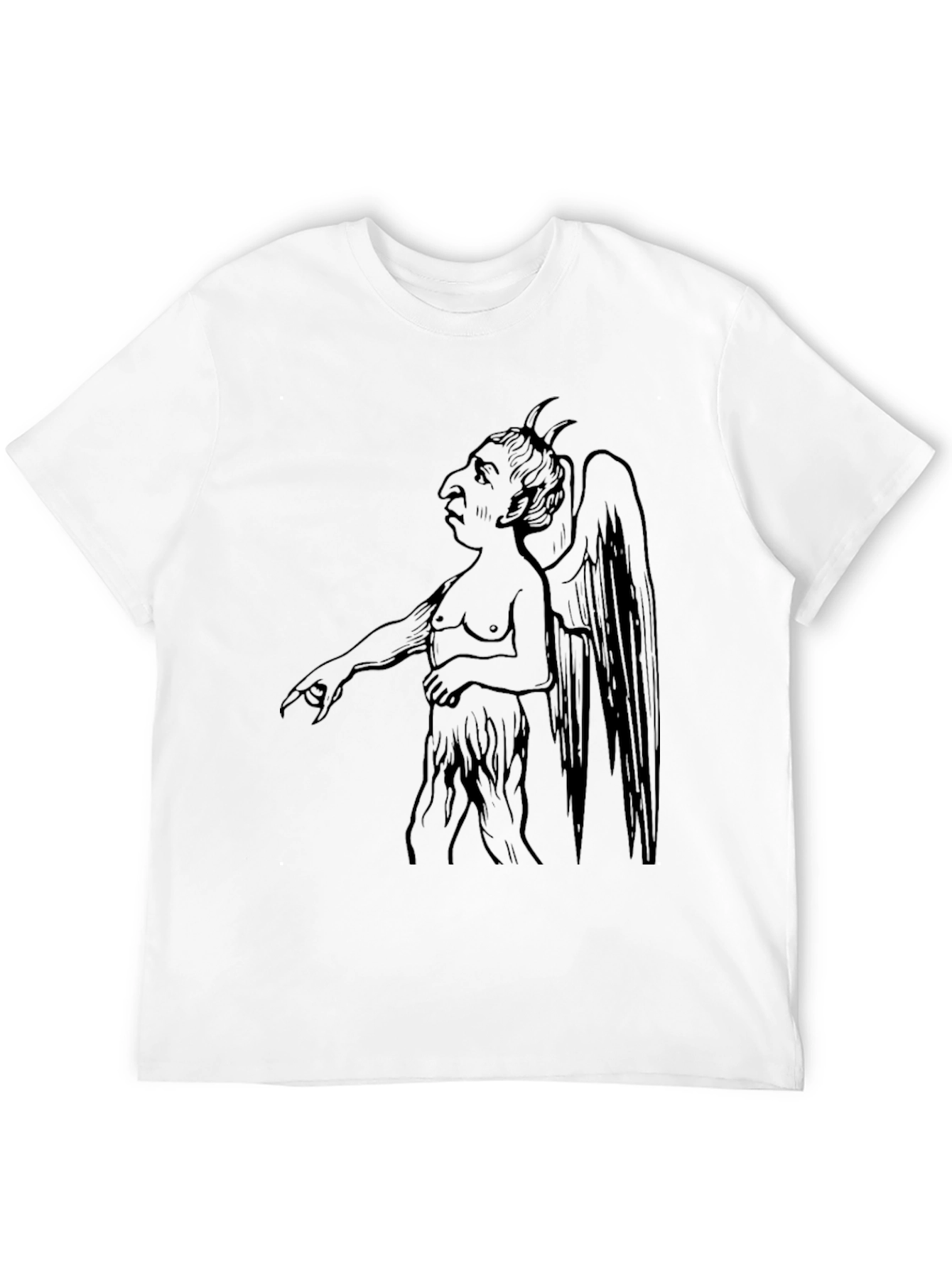 Devil Graphic T-Shirt - Black Unique Design