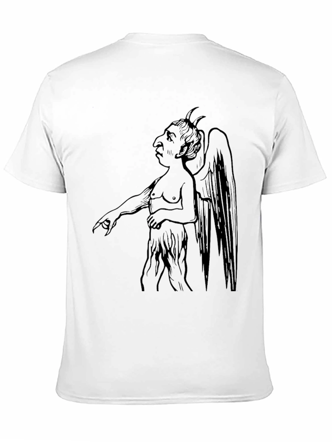 Devil Graphic T-Shirt - Black Unique Design