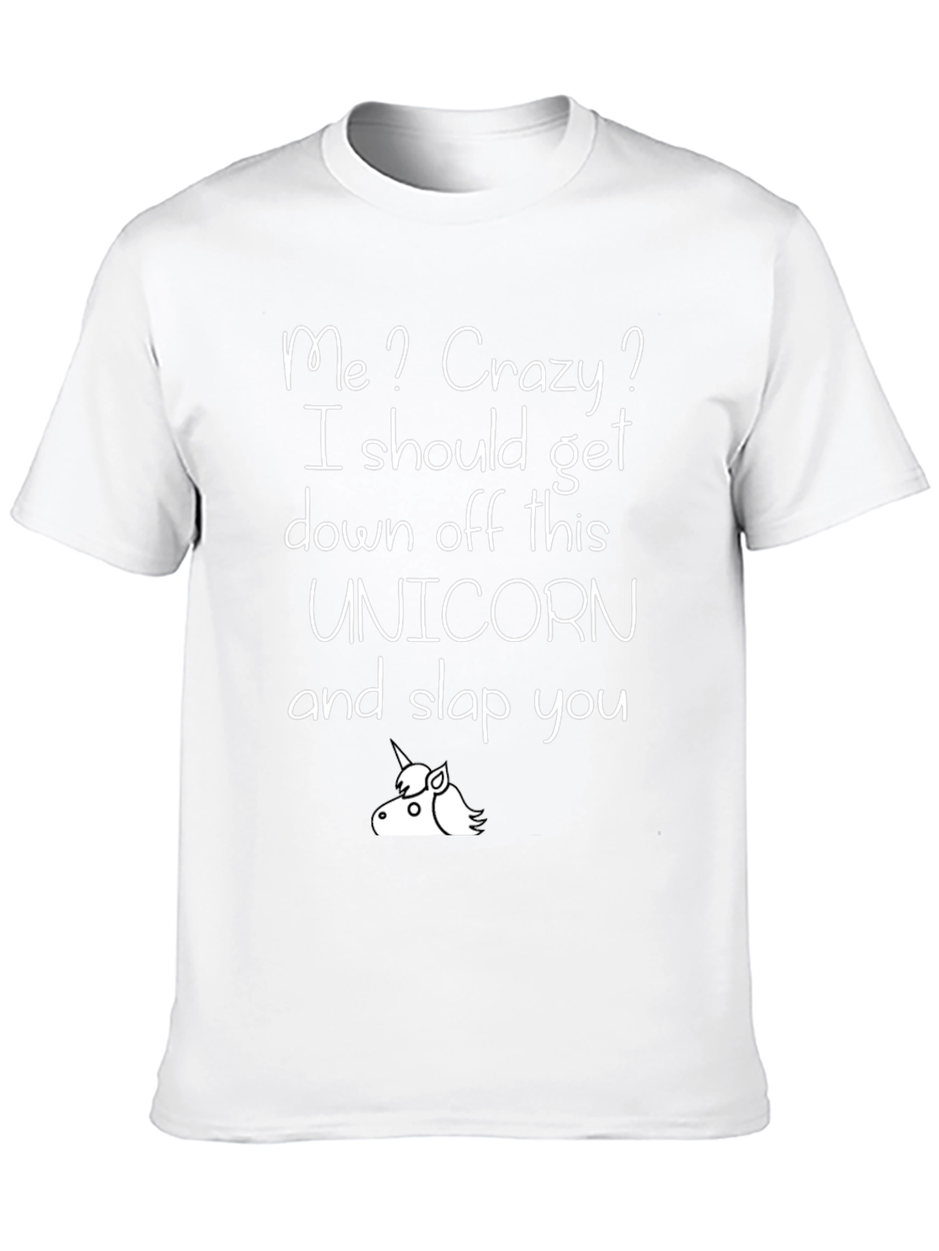 Funny Unicorn Slap Graphic T-Shirt