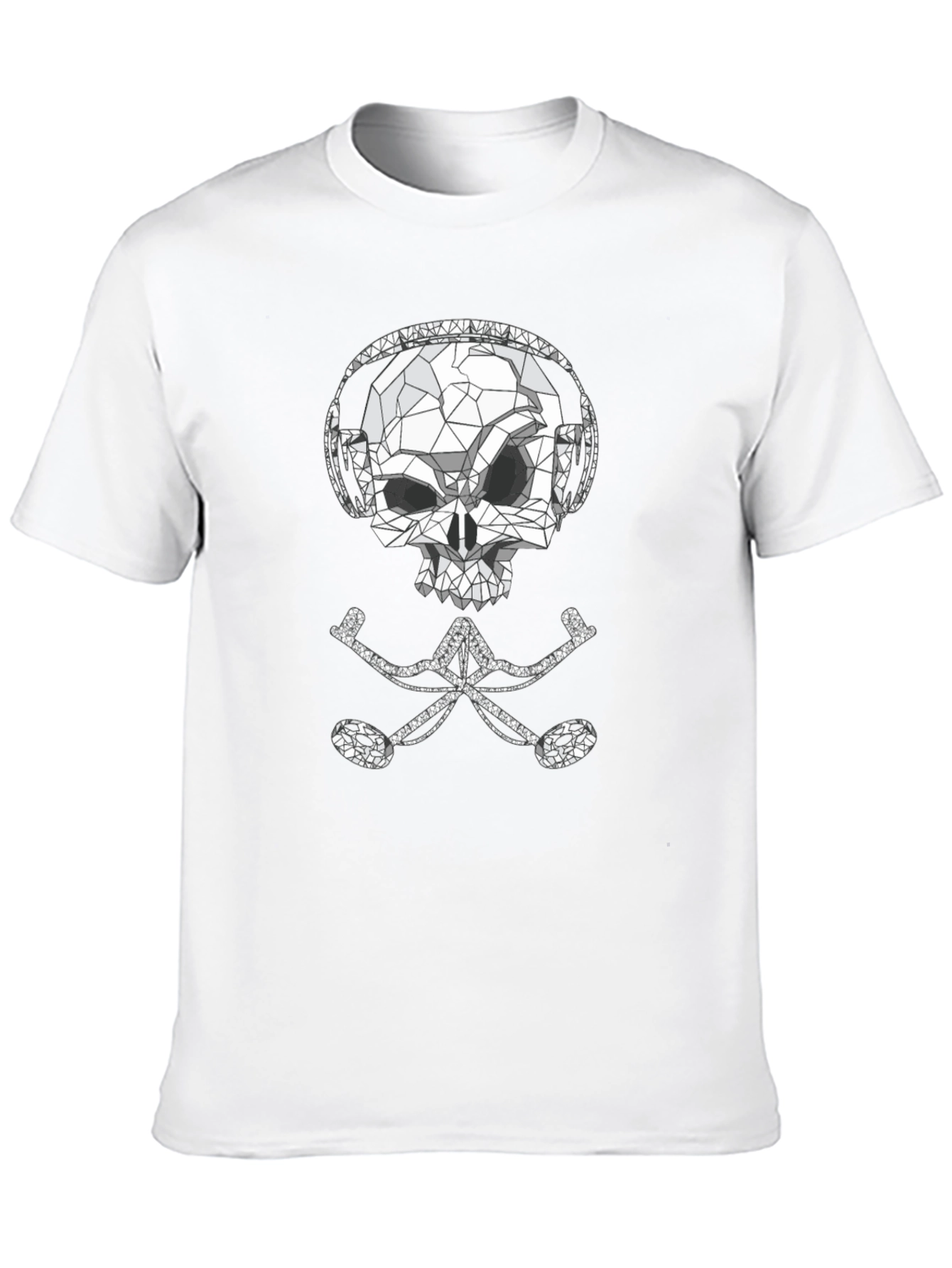 Skull & Crossbones DJ Black T-Shirt